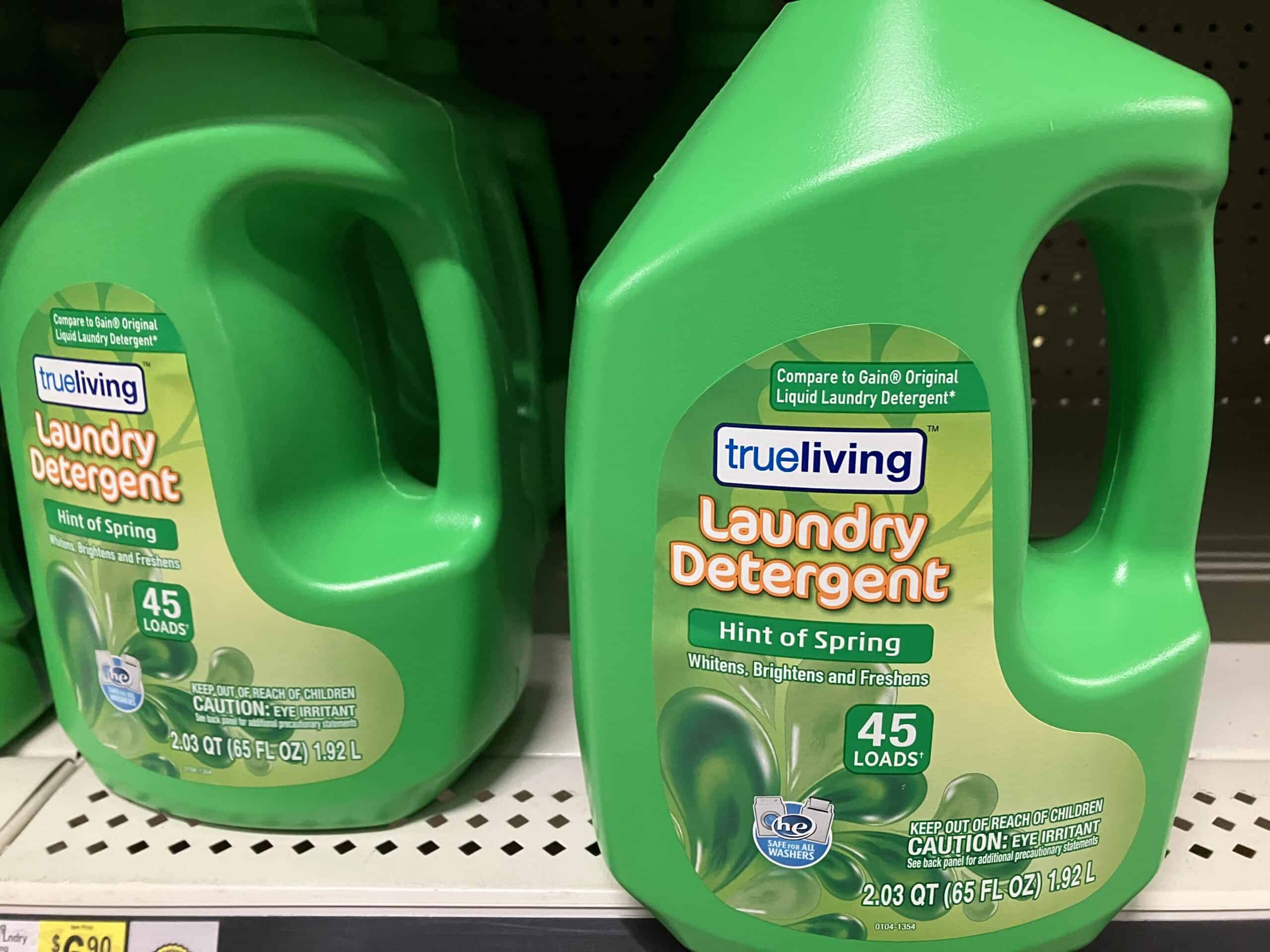 True Living liquid laundry detergent
