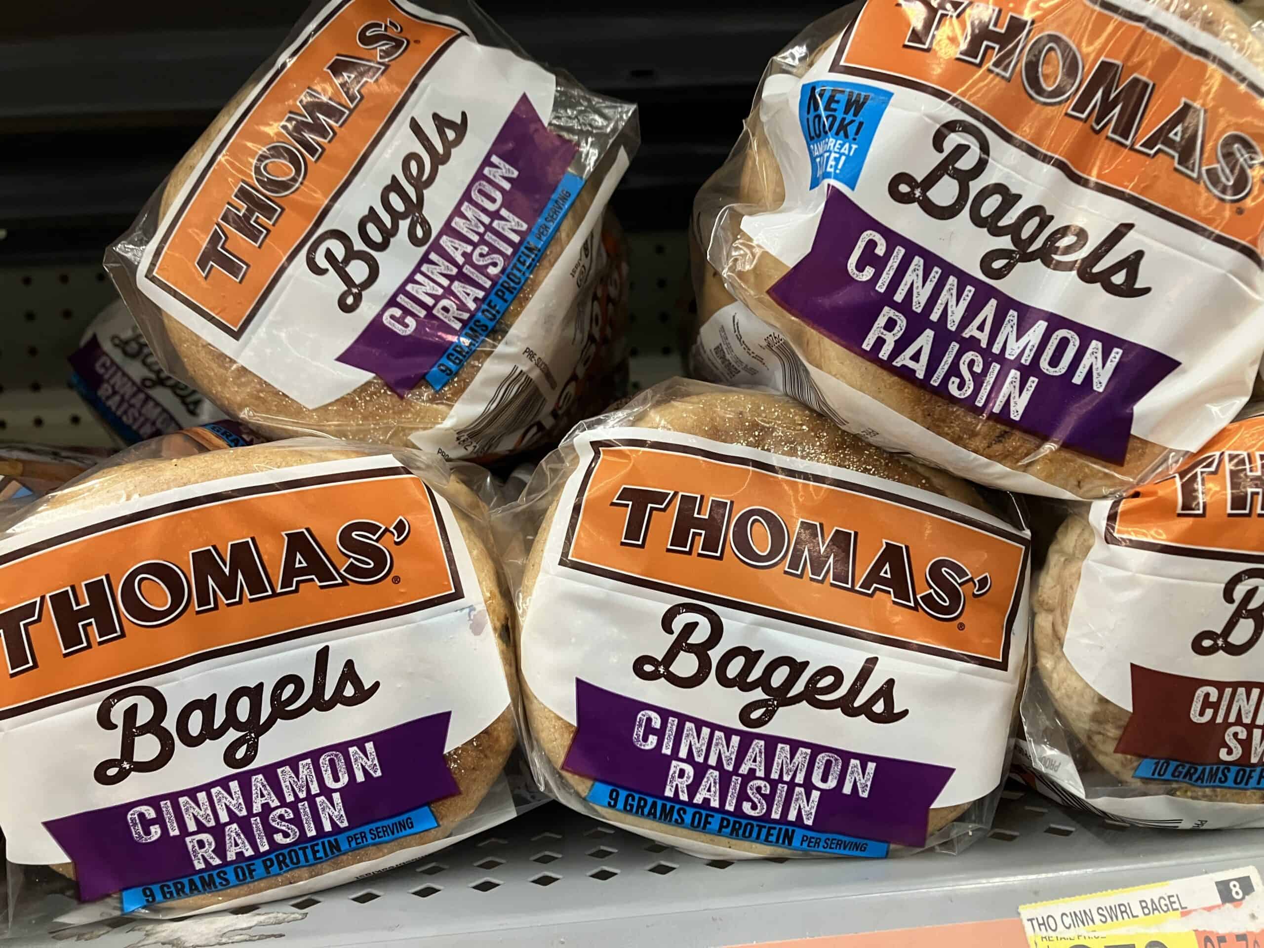 Thomas' Cinnamon Raisin Bagels