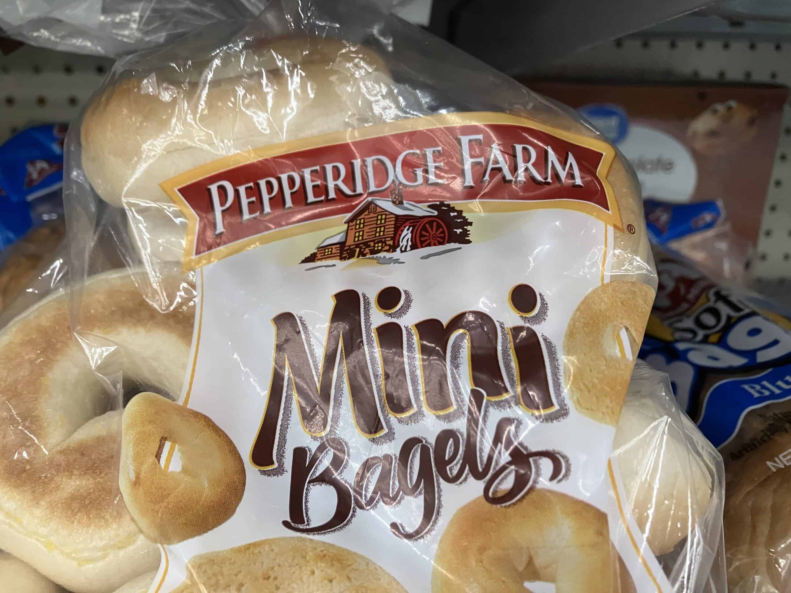 Pepperidge Farm mini bagels