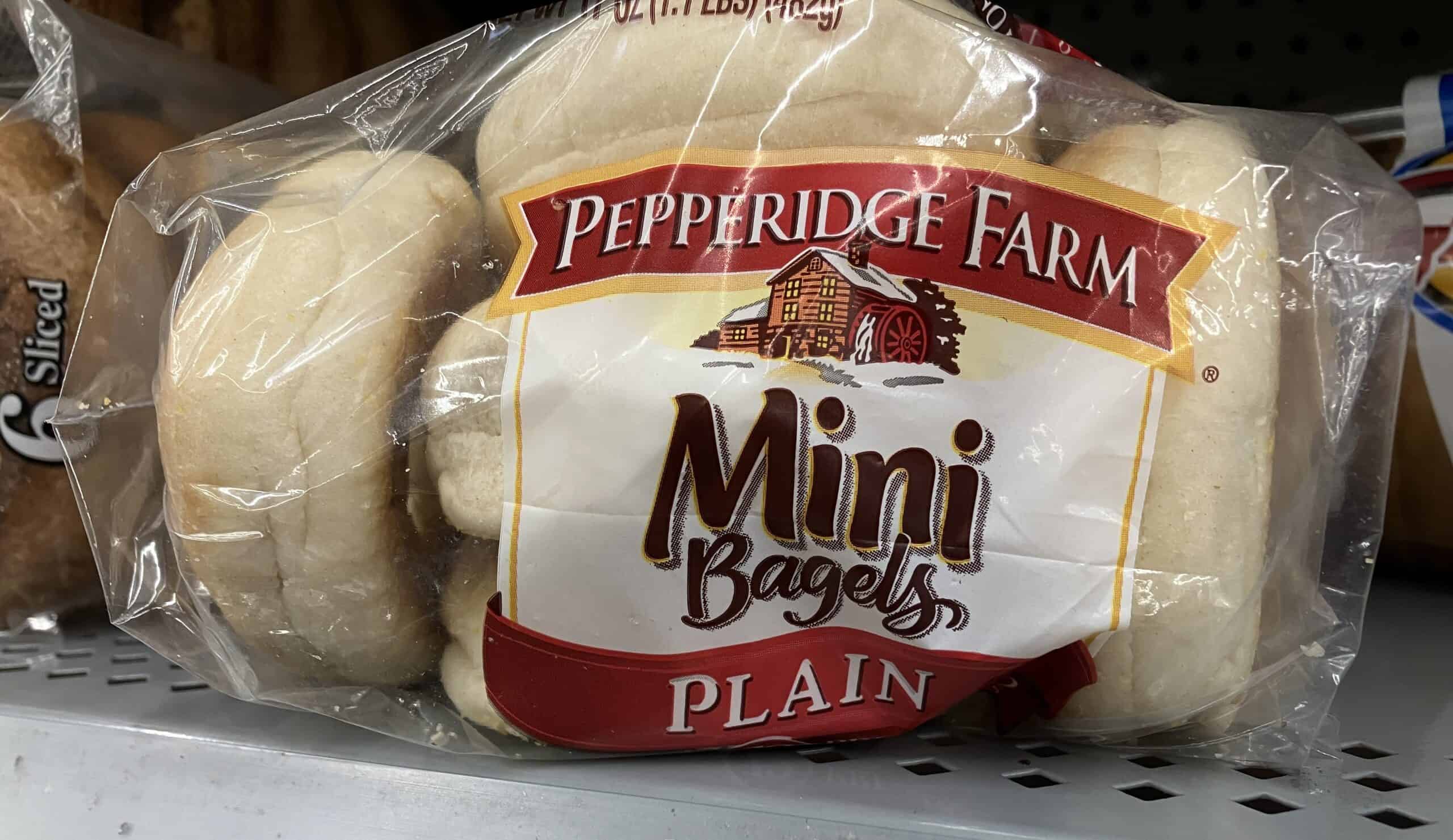 Pepperidge Farm mini bagels