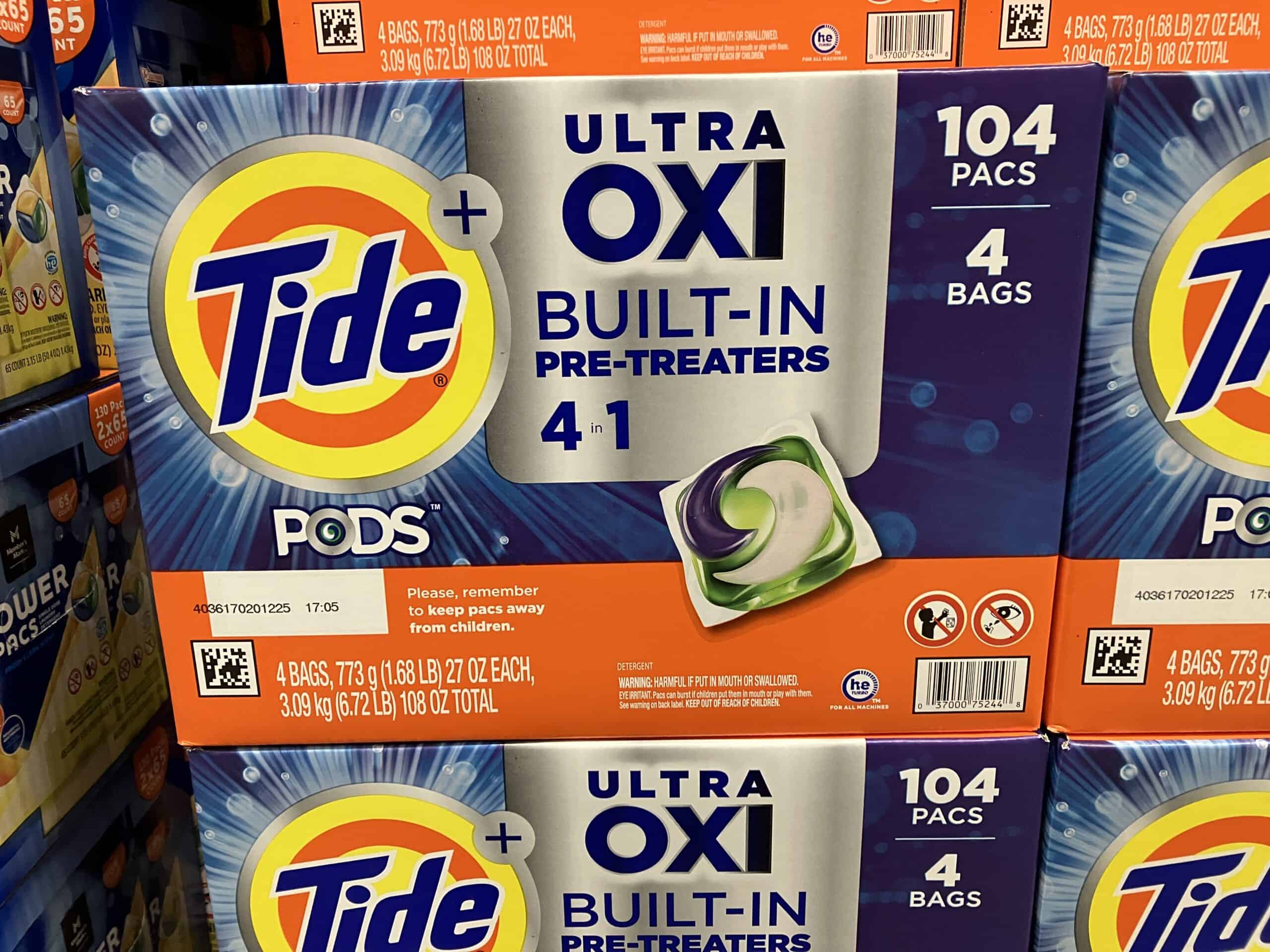Tide Pods with Ultra Oxi