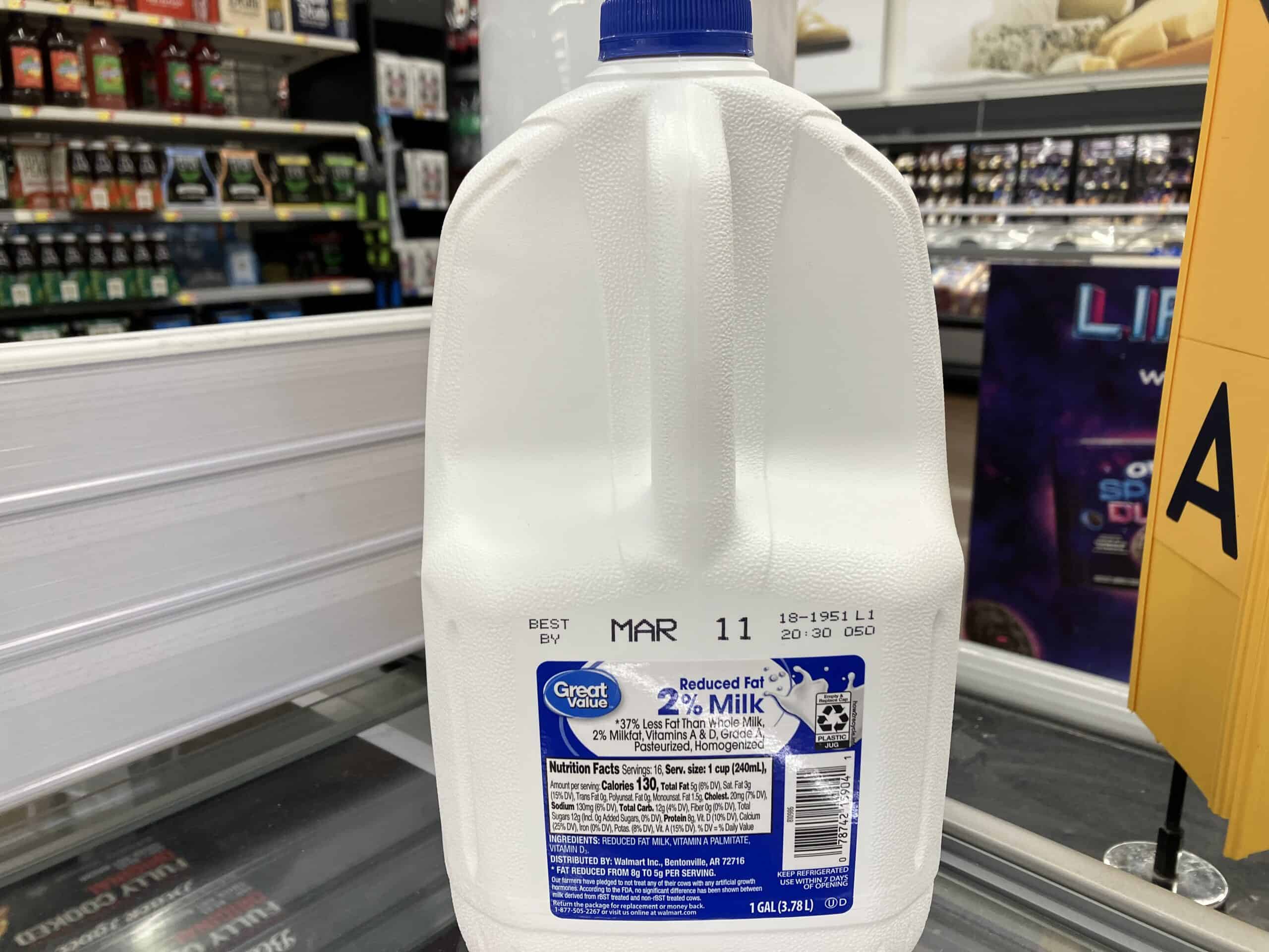 Great Value milk