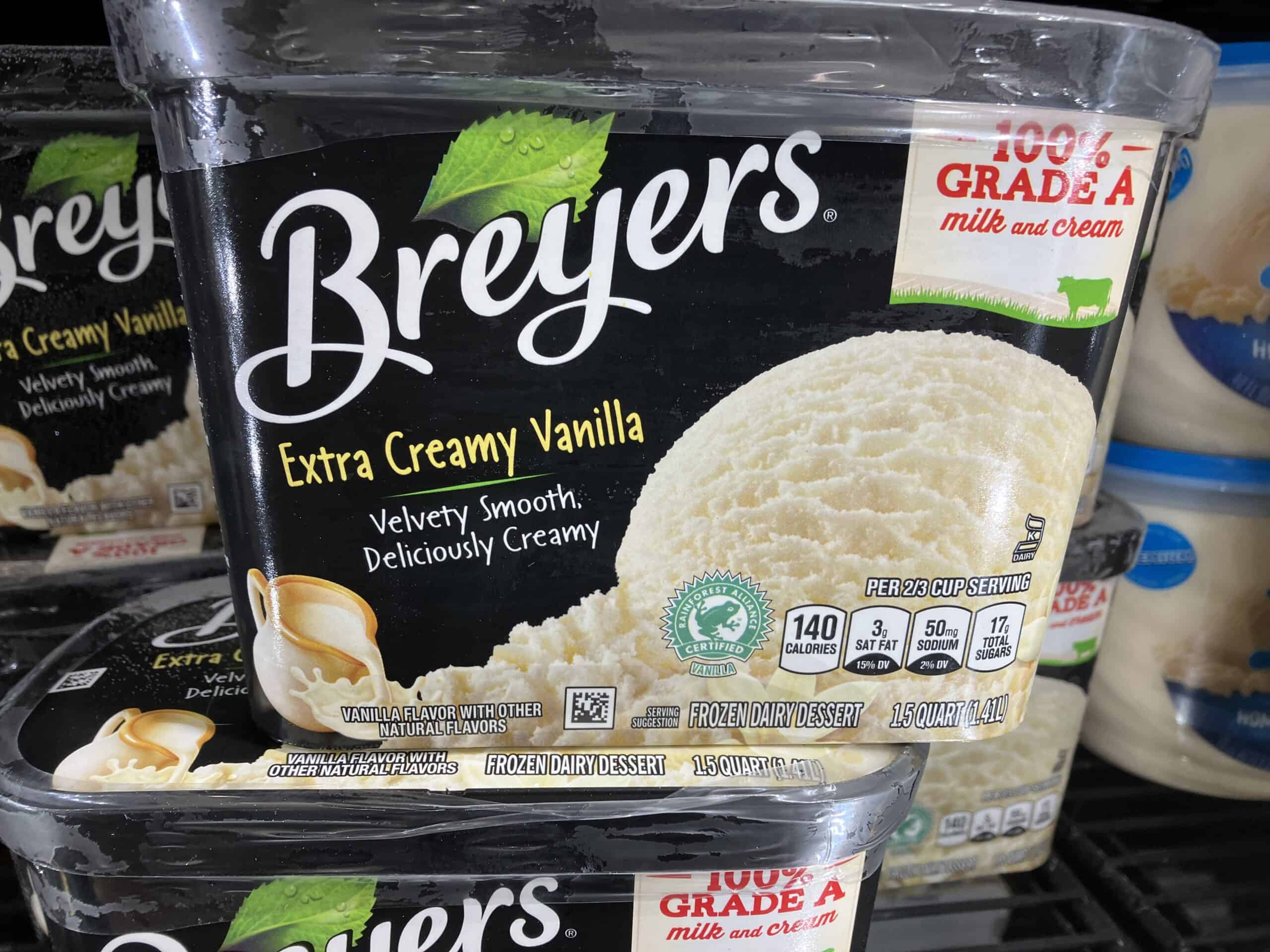 Bryers Extra Creamy Vanilla ice cream