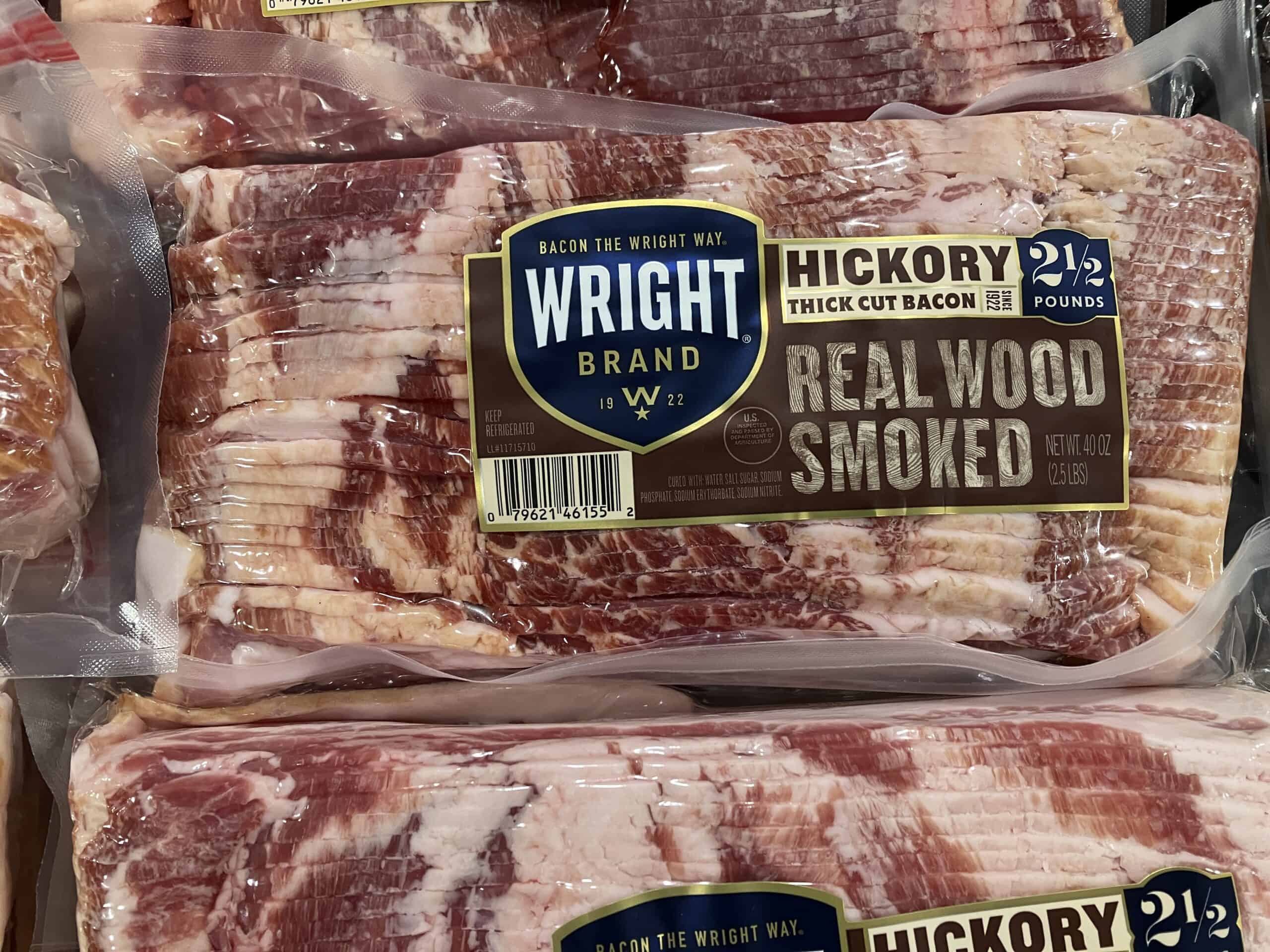 Wright Brand Hickory Smoked bacon