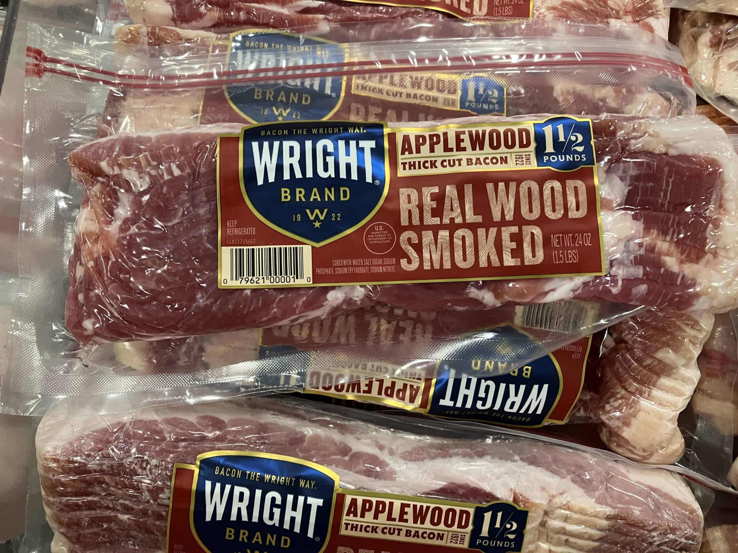 Wright Brand Applewood Smoked bacon