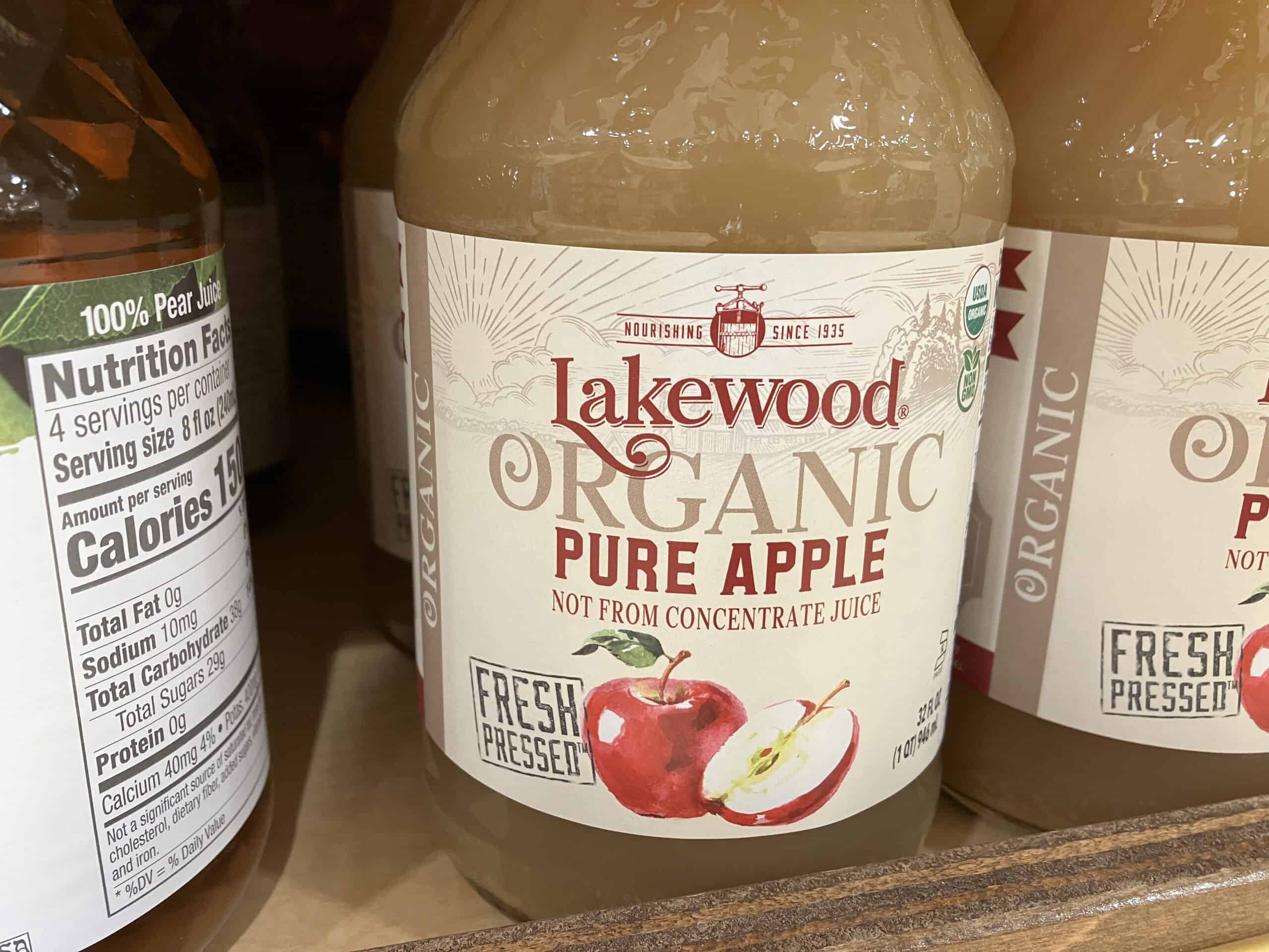 Lakewood organic apple juice