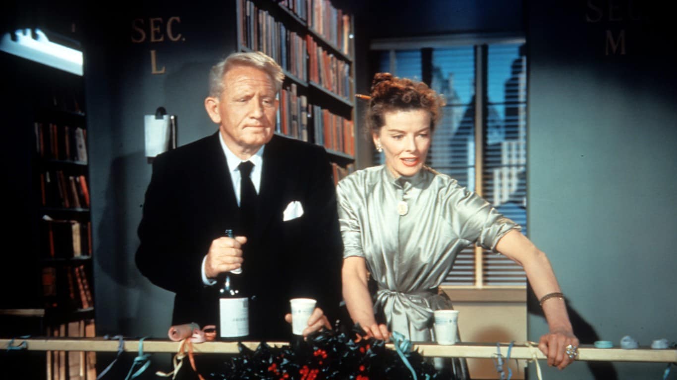=Spencer Tracy | Spencer Tracy And Katharine Hepburn In 'Desk Set'