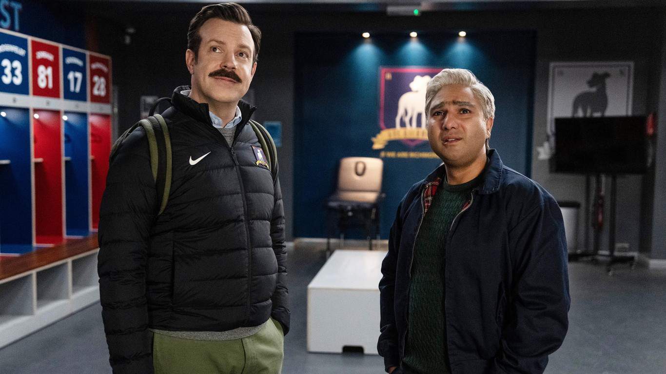 Ted Lasso, "So Long, Farewell" | Jason Sudeikis and Nick Mohammed in Ted Lasso (2020)