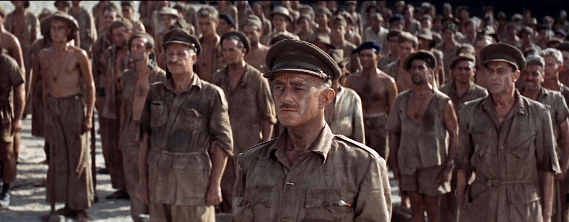 30th Academy Awards (1957): The Bridge on the River Kwai | Alec Guinness and James Donald in The Bridge on the River Kwai (1957)