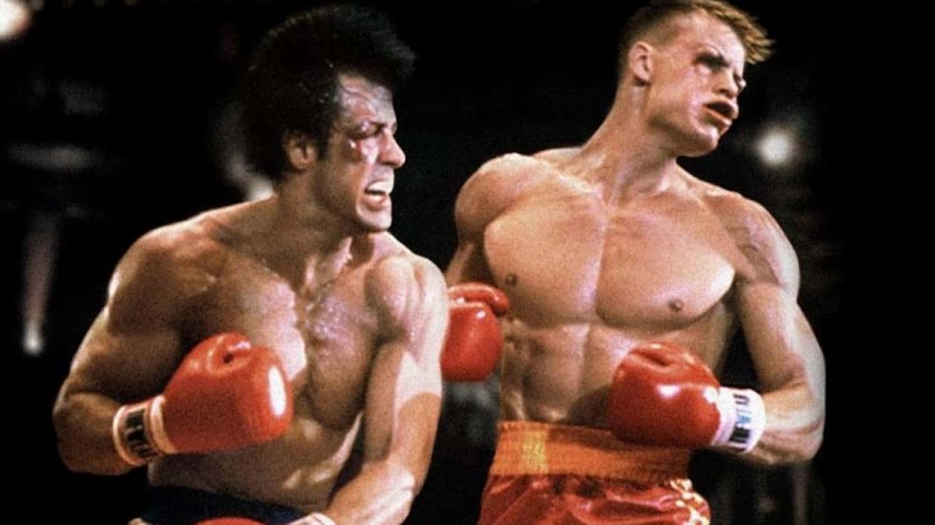 Rocky Balboa | Dolph Lundgren and Sylvester Stallone in Rocky IV (1985)