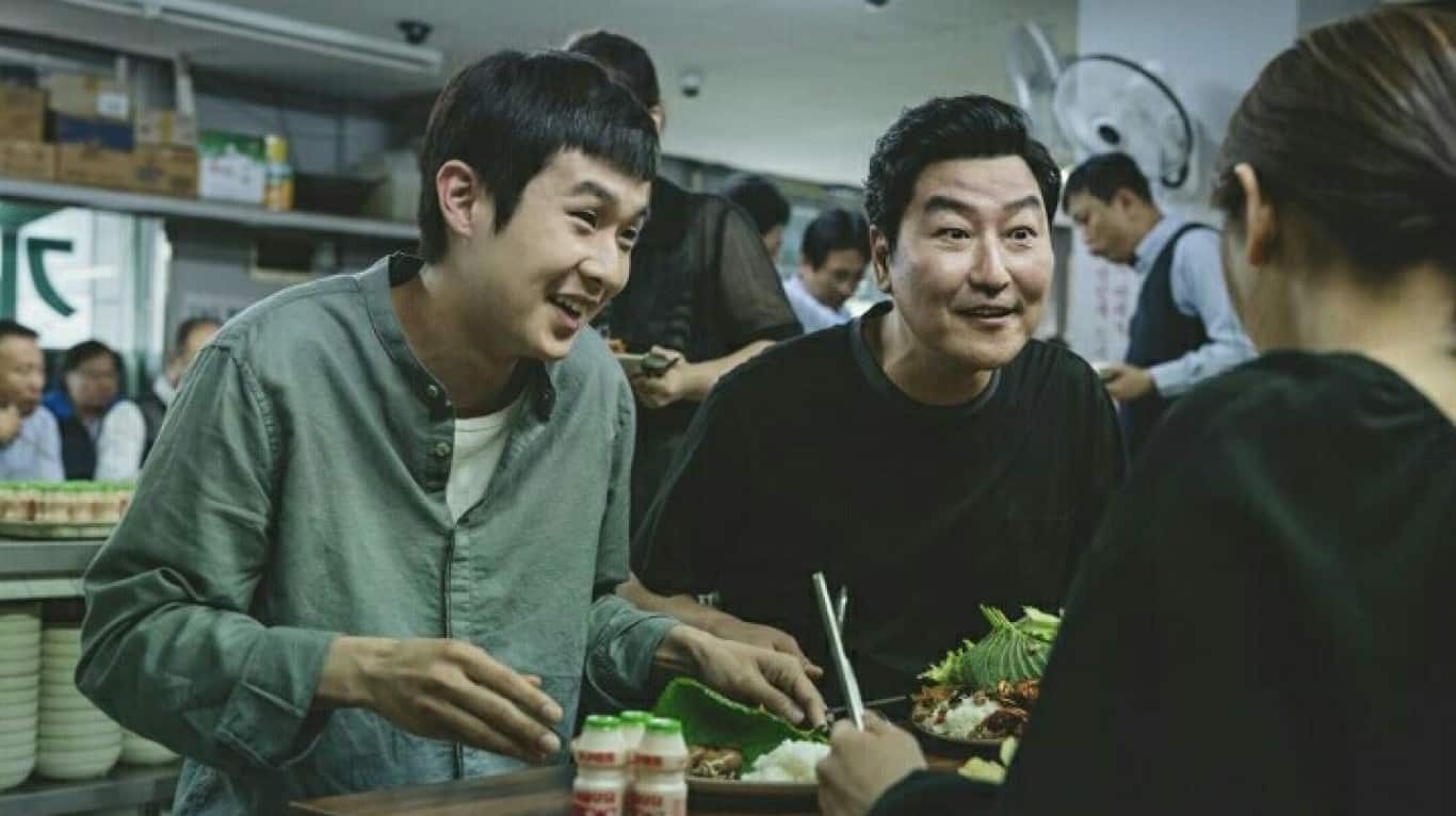 Parasite (2019) | Song Kang-ho and Choi Woo-sik in Parasite (2019)