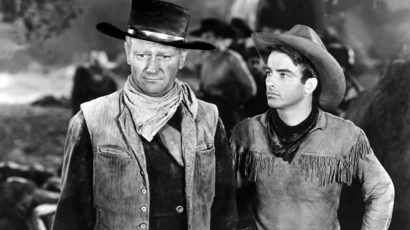 trong>"We brought nothing into this world and it's certain we can carry nothing out." | John Wayne and Montgomery Clift in Red River (1948)