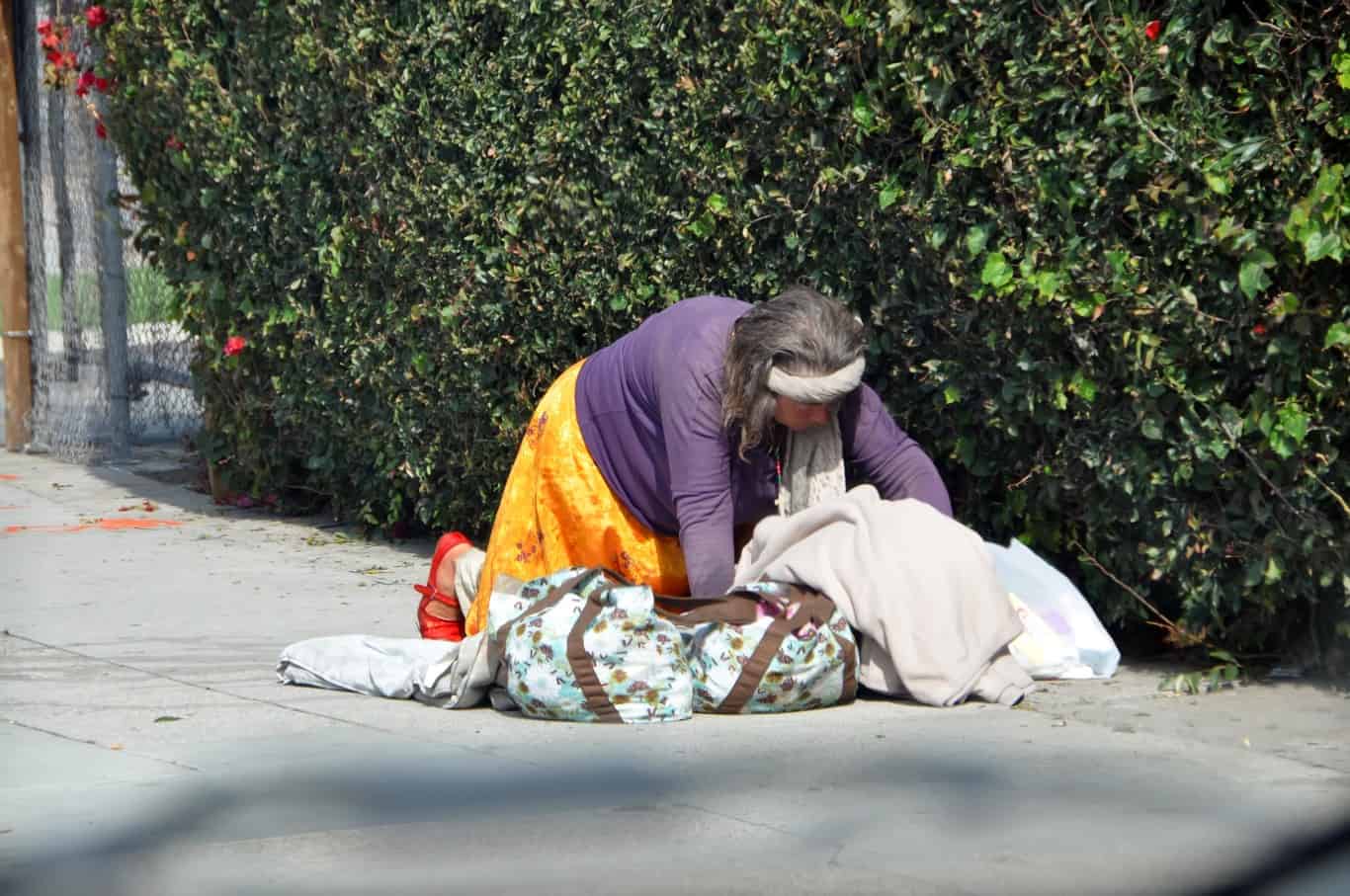 California+homeless | Sidewalk Lady