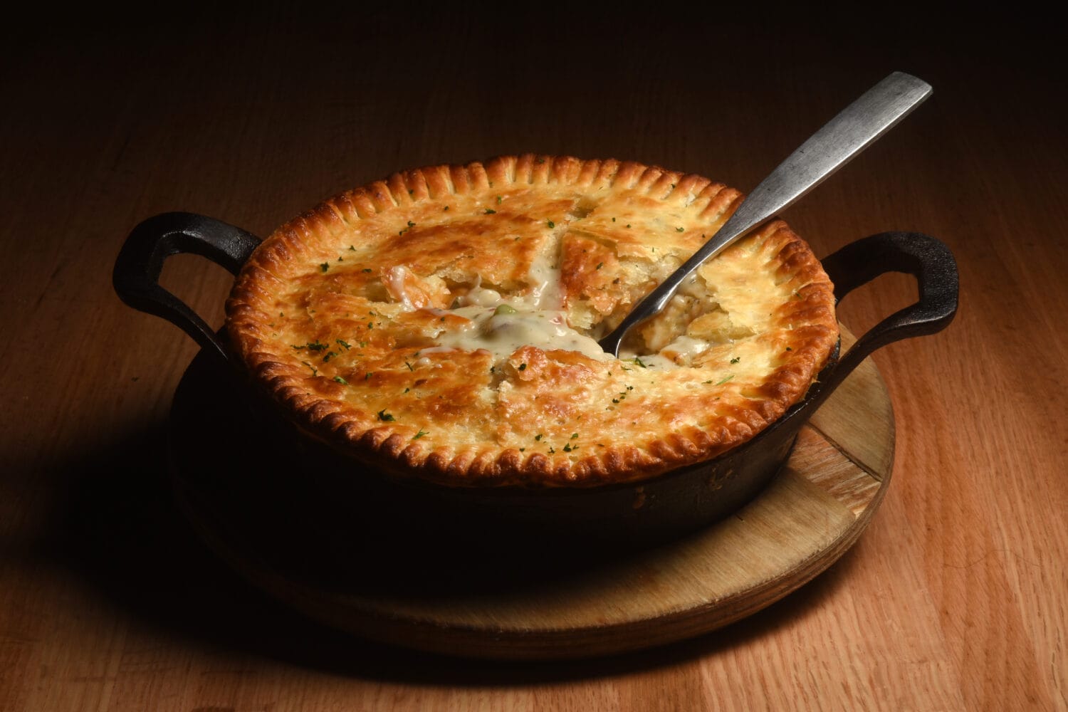 Isolated Image of Chicken Pot Pie