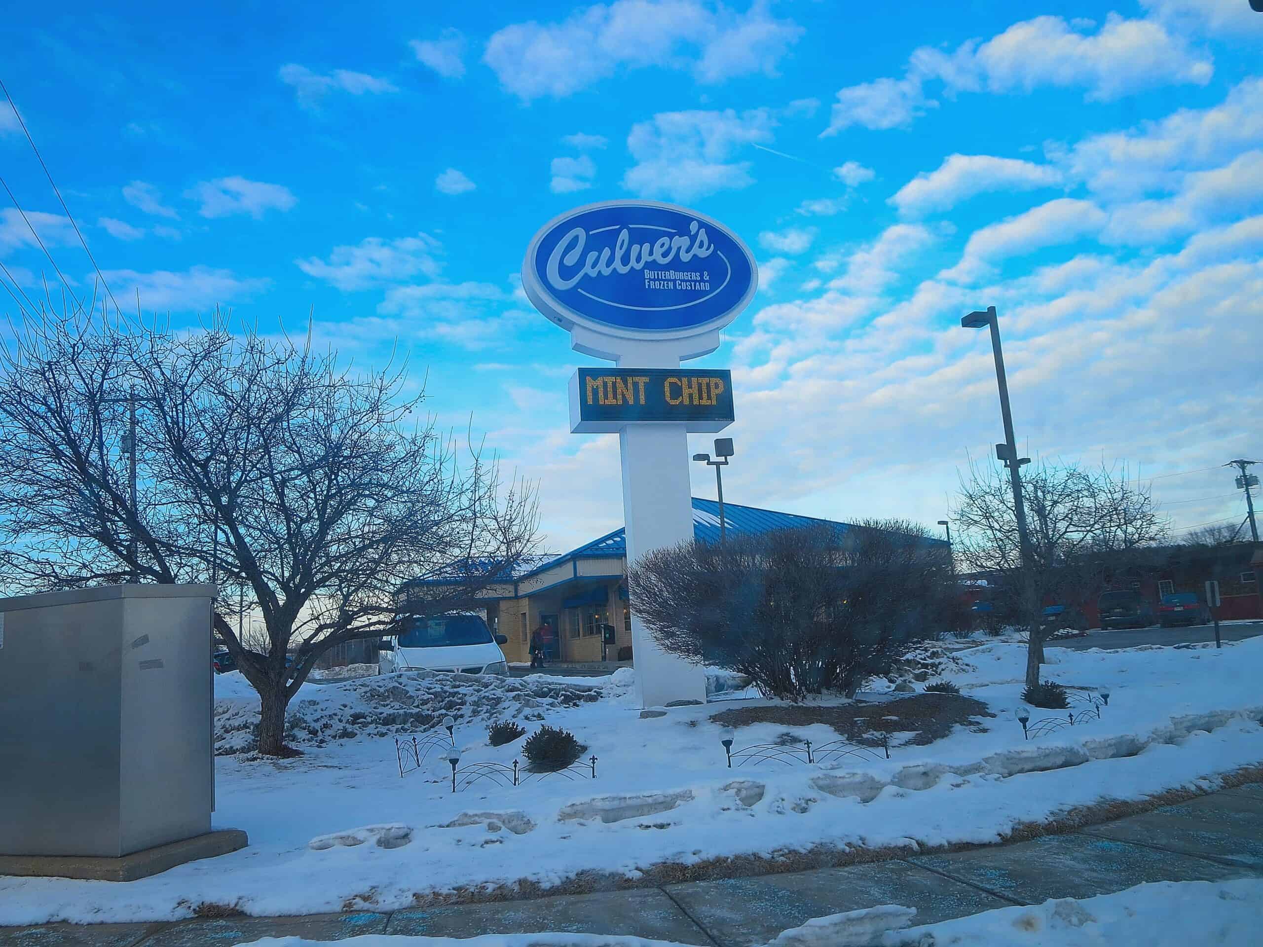 Culver's in the winter