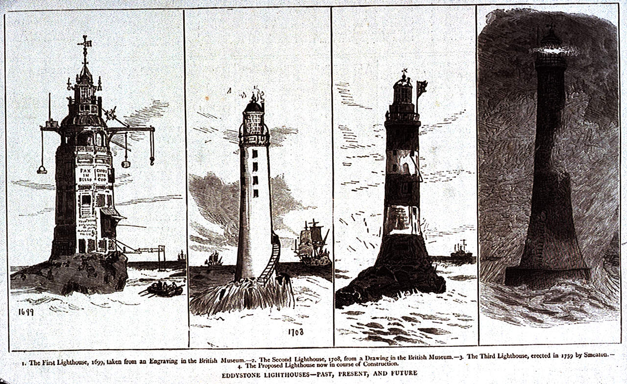 Henry Winstanley's Eddystone lighthouse