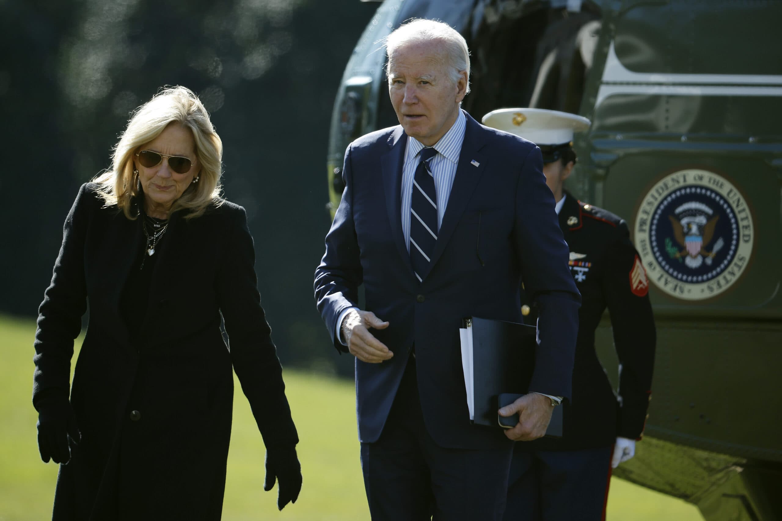 President Biden Returns To The White House From Delaware