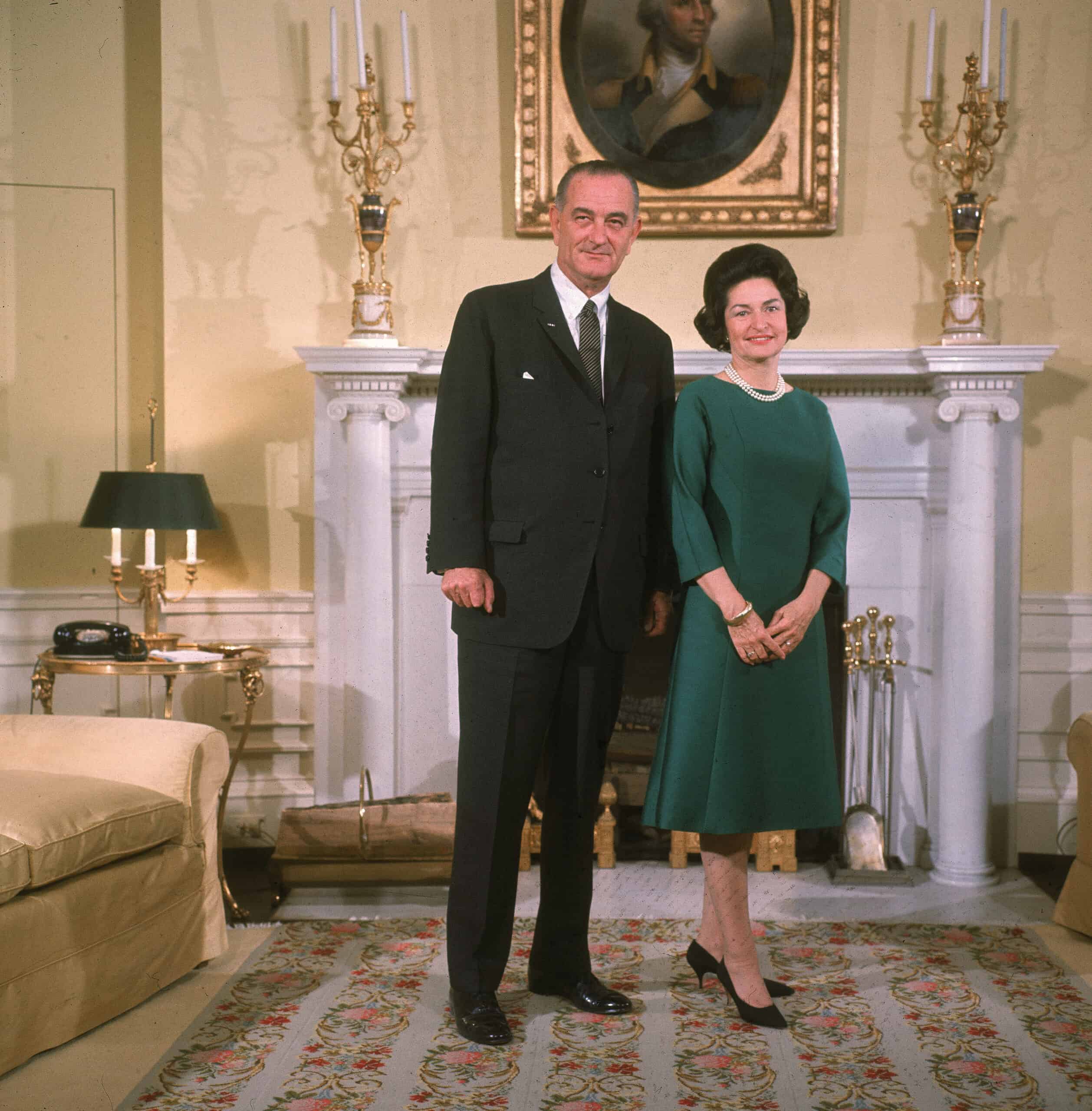 Lyndon and Lady Bird Johnson, circa 1966