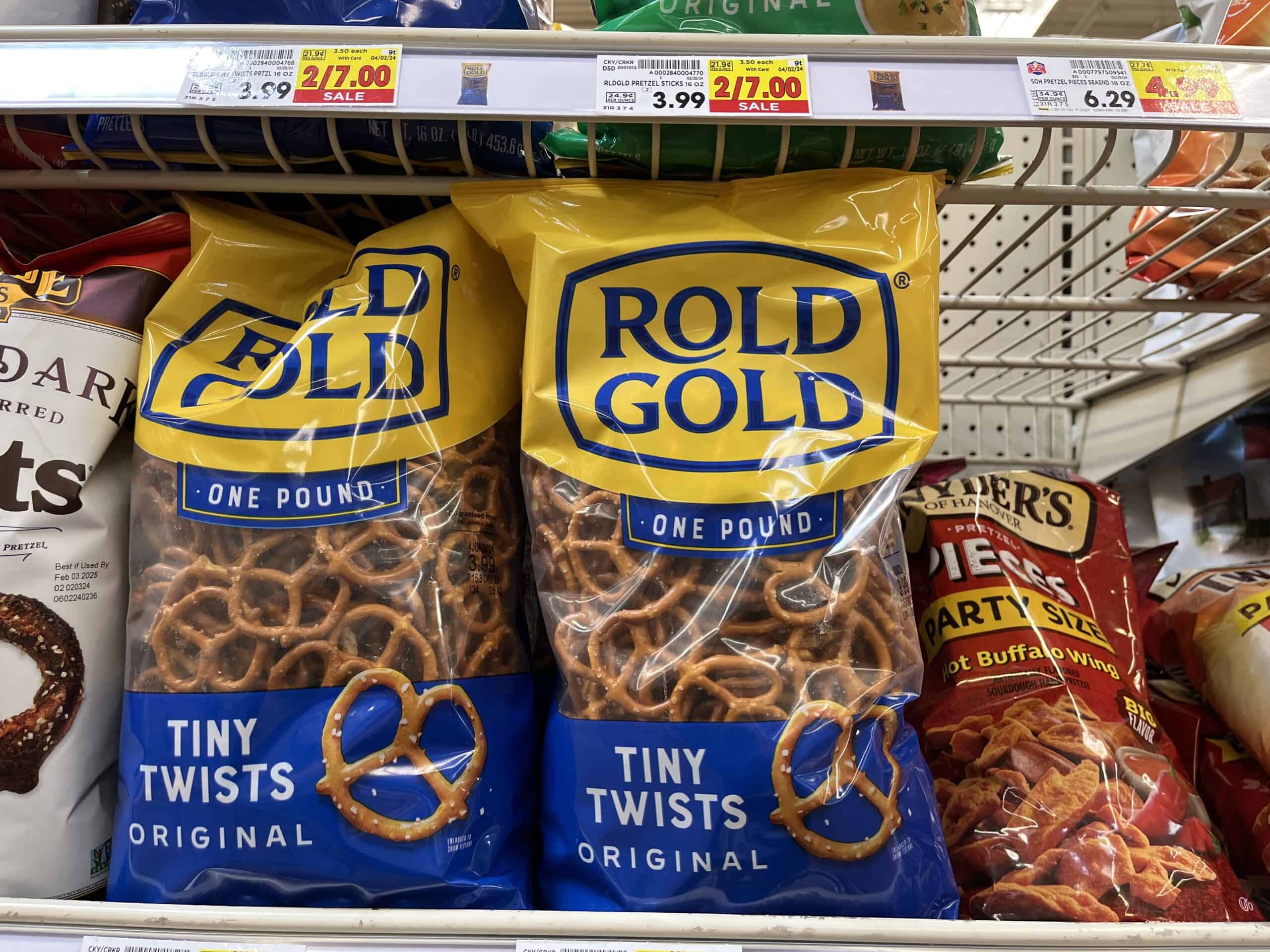 Rold Gold Tiny Twists pretzels