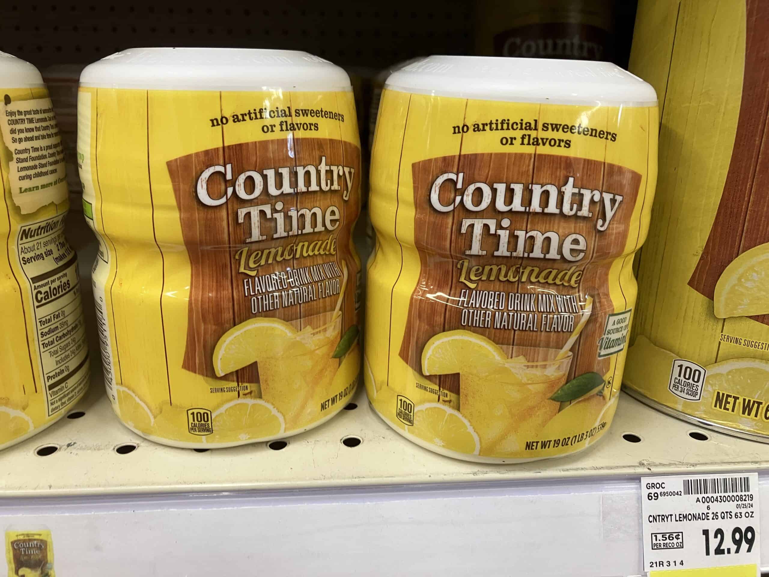 Country Time lemonade mix
