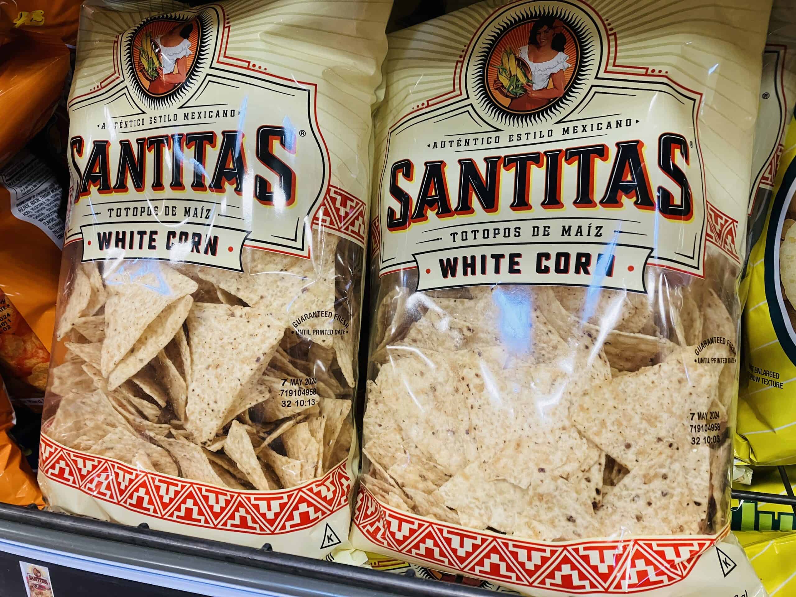 Santitas white corn tortilla chips