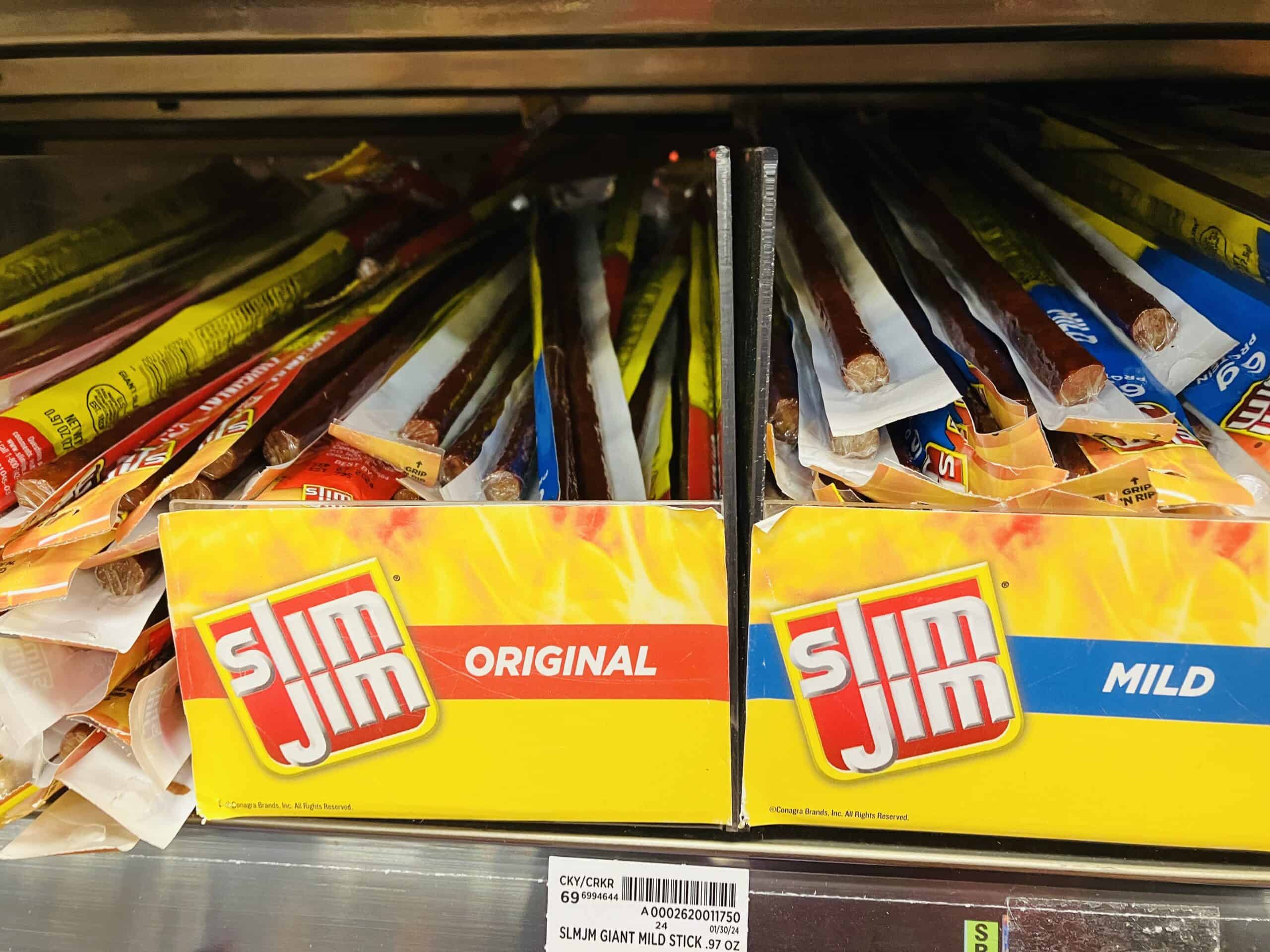 Slim Jim meat snacks
