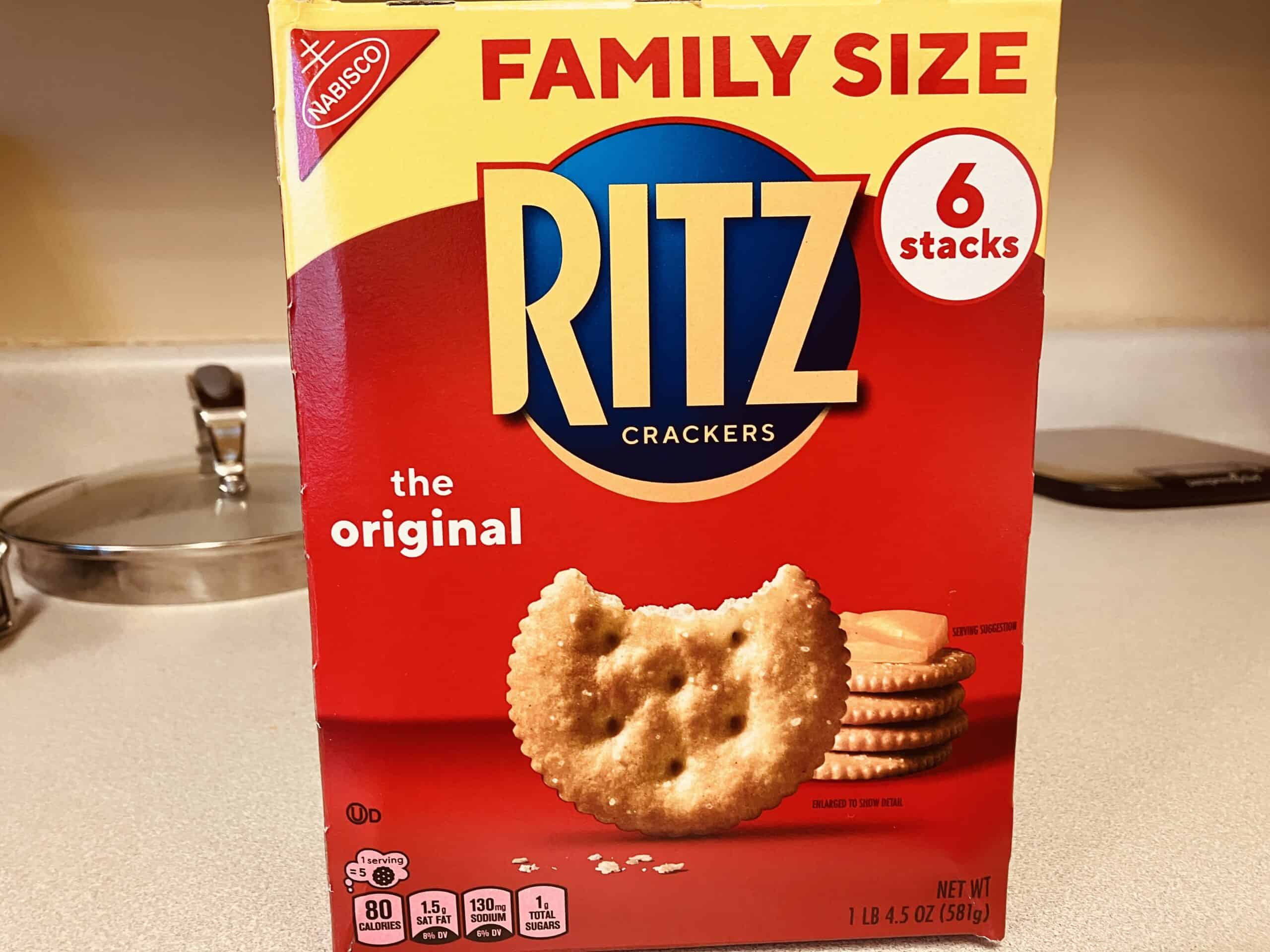 Ritz crackers family size box