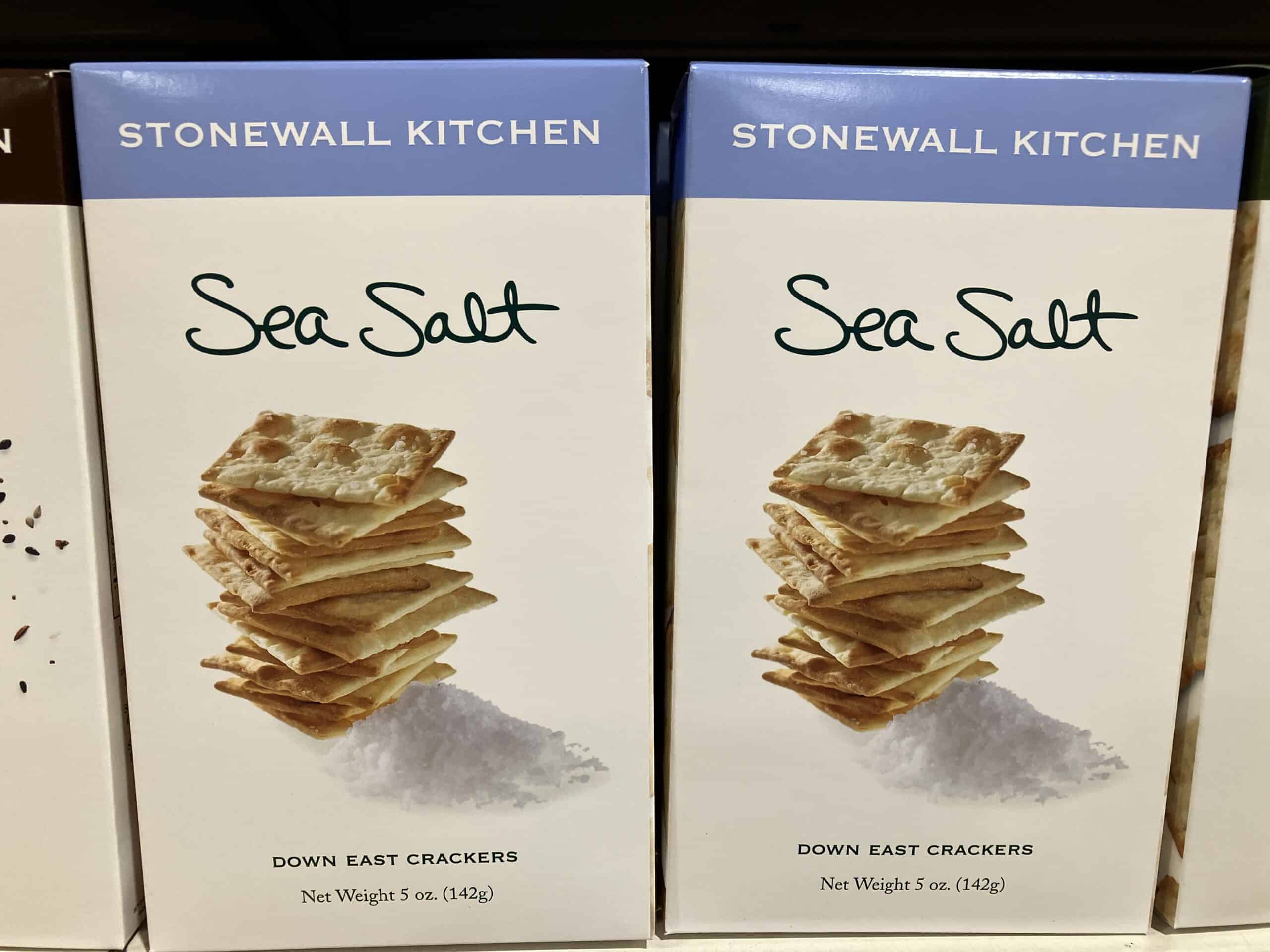 Stonewall Kitchen sea salt crackers