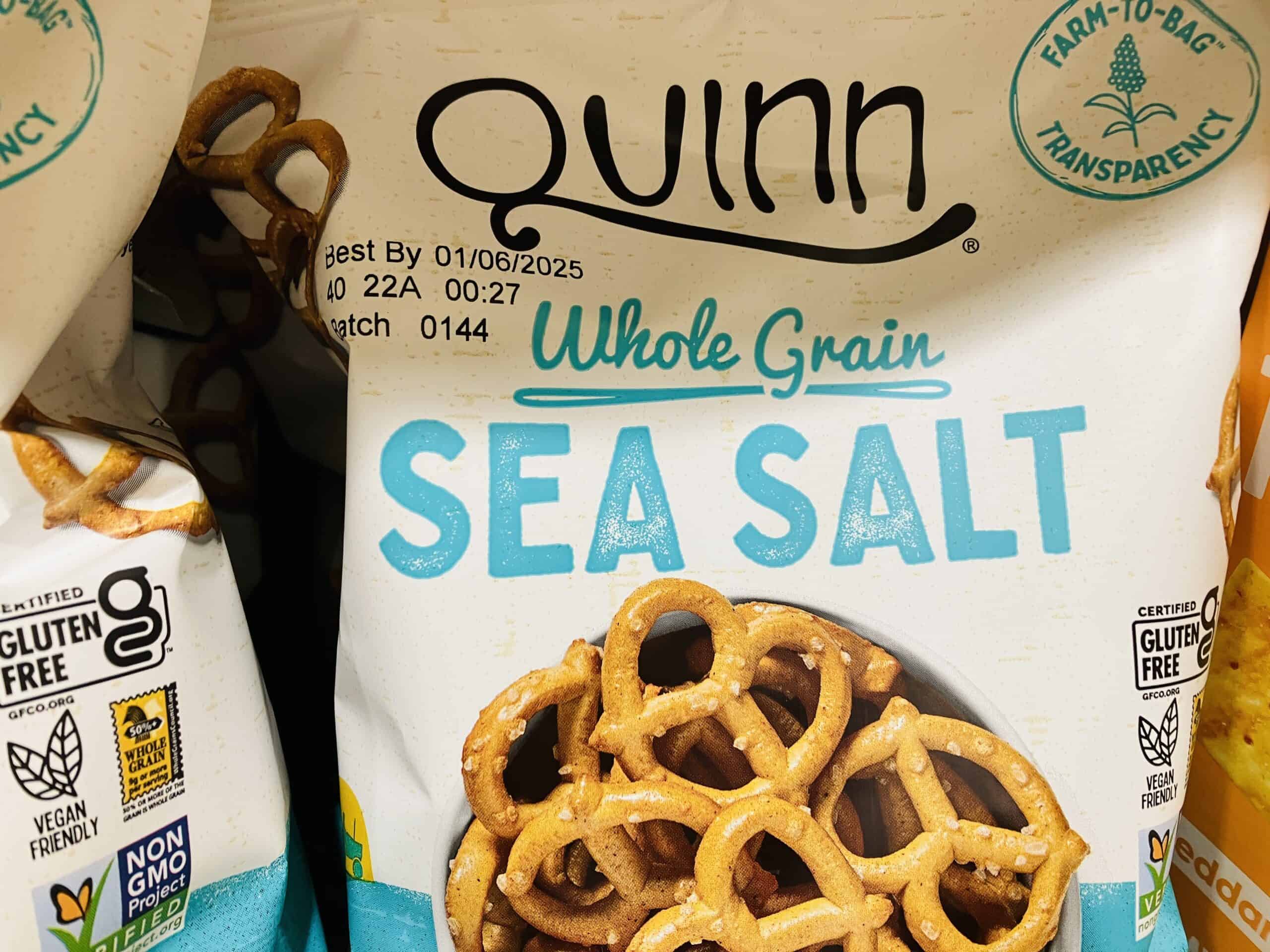 Quinn Sea Salt pretzels