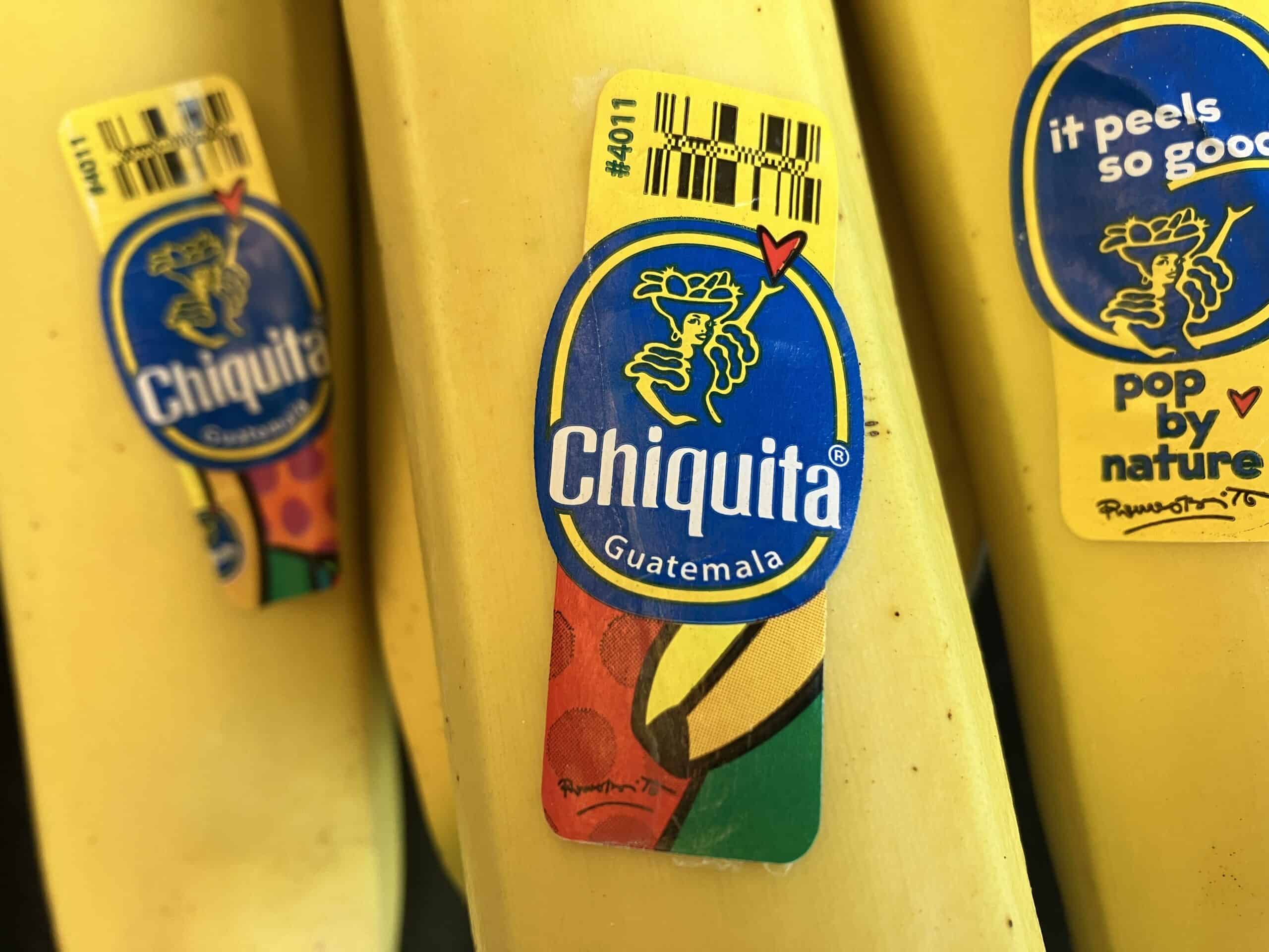 Chiquita banana label, Guatemala