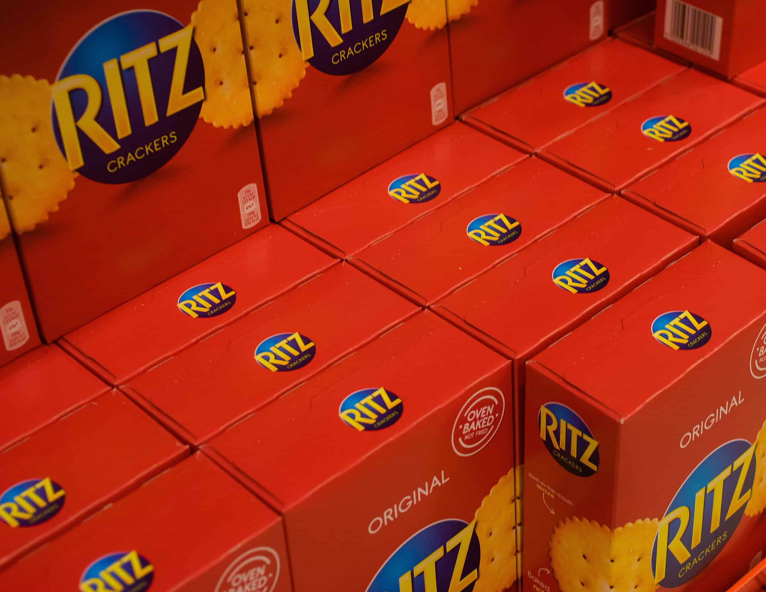 Ritz cracker boxes