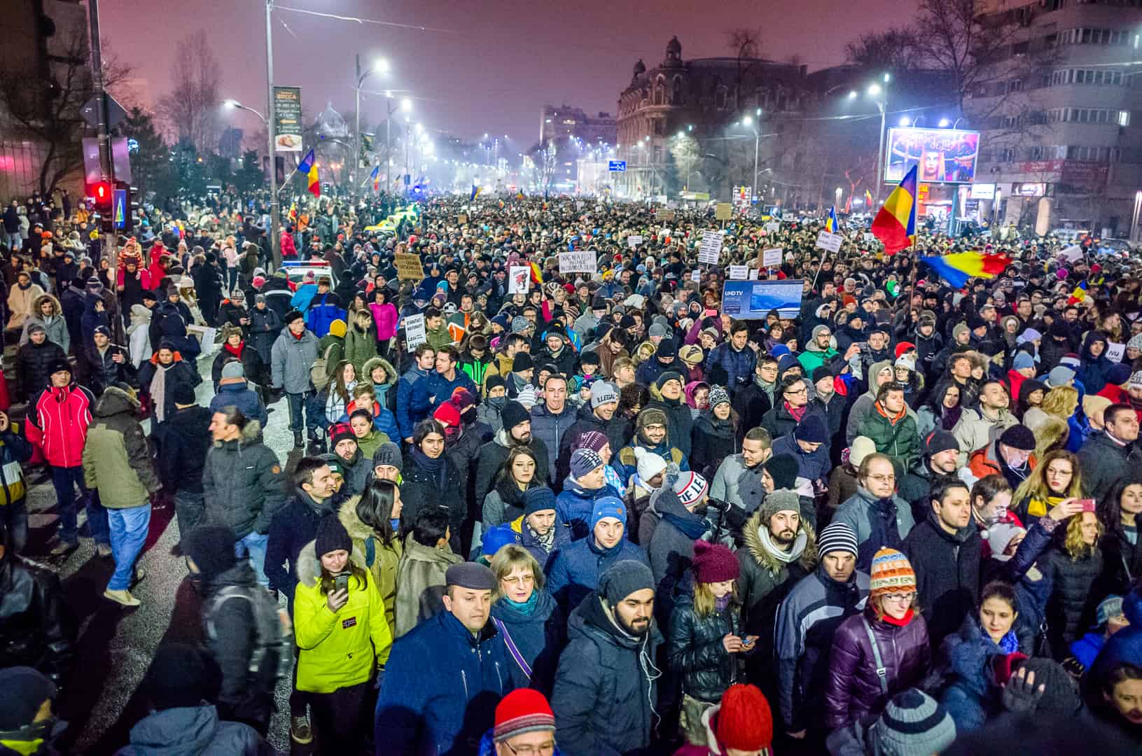 Romania protest against corruption