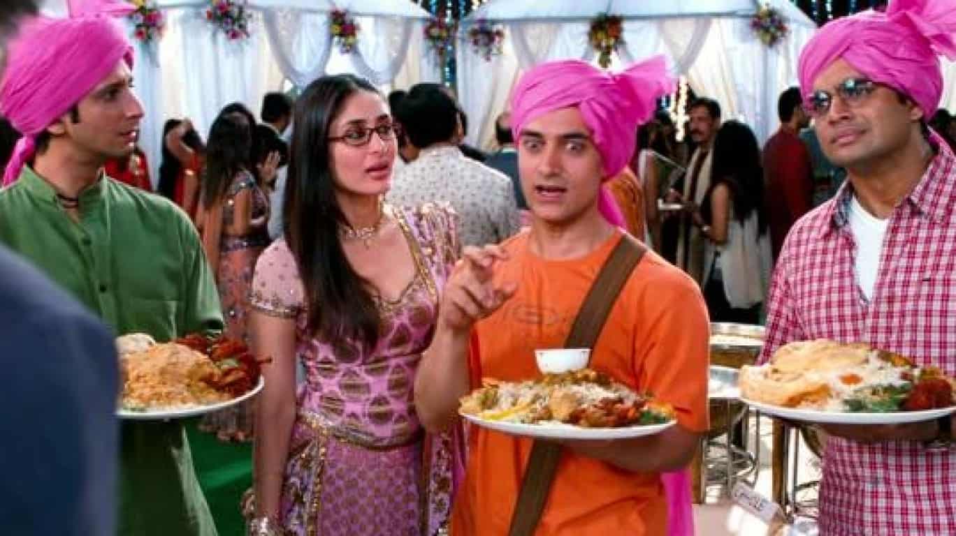 3 Idiots (2009) | Kareena Kapoor, Sharman Joshi, Aamir Khan, and Madhavan in 3 Idiots (2009)