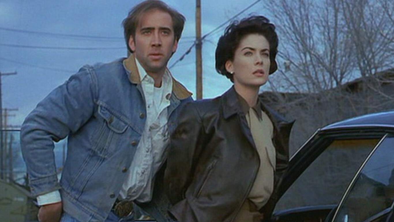 Red Rock West (1993) | Nicolas Cage and Lara Flynn Boyle in Red Rock West (1993)