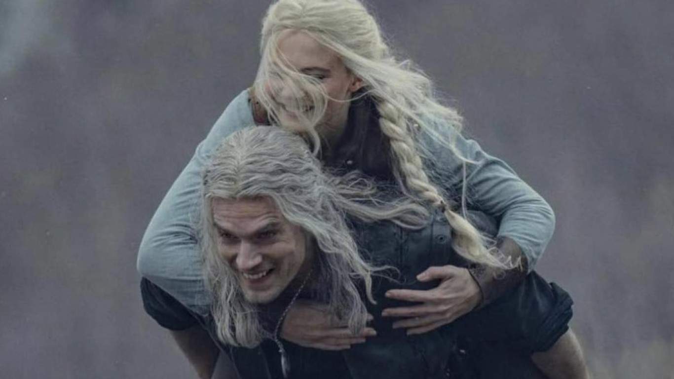 The Witcher: Season 3 (2023) | Henry Cavill and Freya Allan in The Witcher: Shaerrawedd (2023)