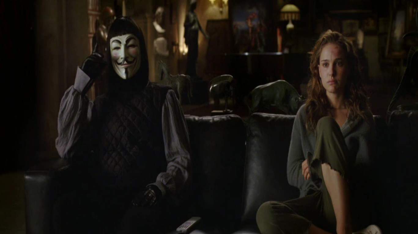 V for Vendetta (2005) | Natalie Portman and Hugo Weaving in V for Vendetta (2005)