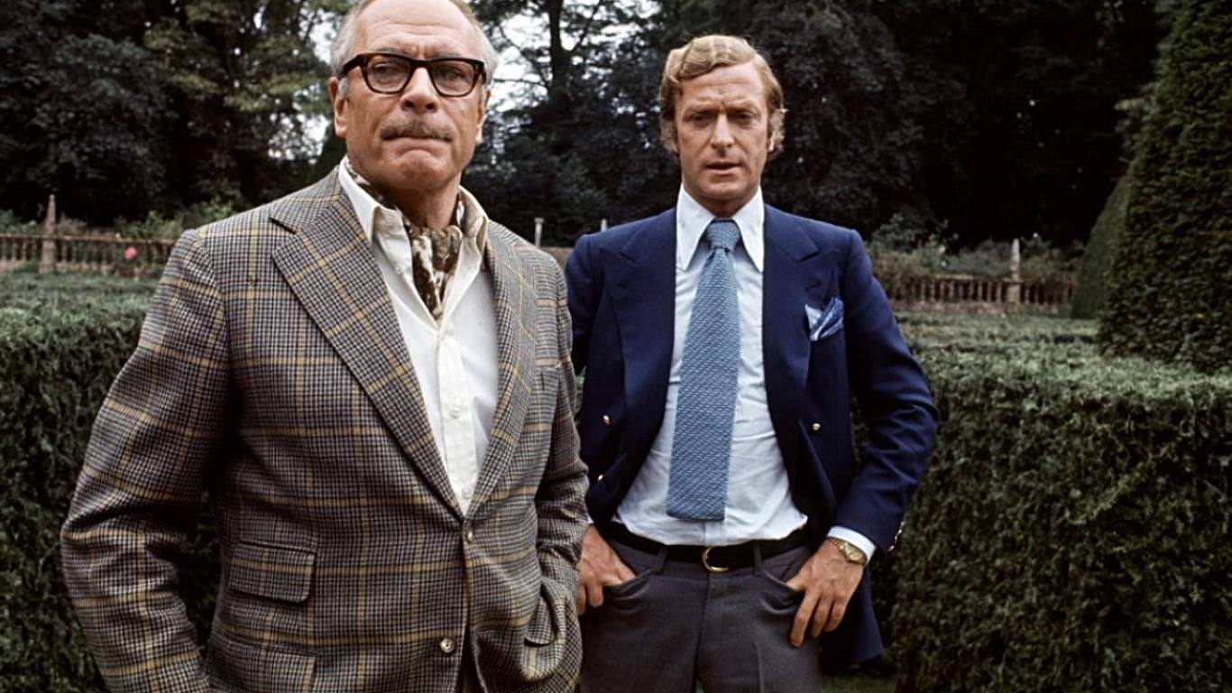 Sleuth (1972) | Laurence Olivier and Michael Caine in Sleuth (1972)