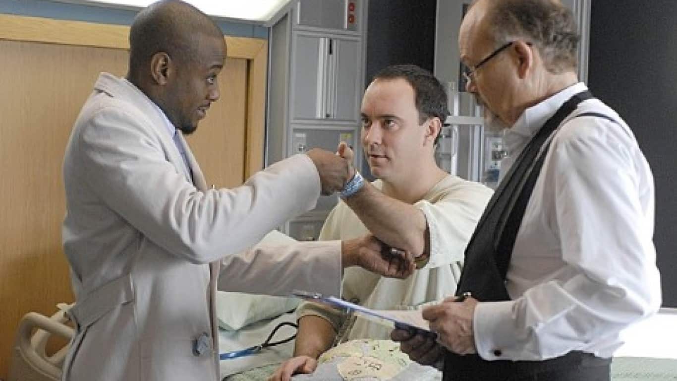 Half-Wit (Season 3, Episode 15) | Kurtwood Smith, Omar Epps, and Dave Matthews in House M.D. (2004)