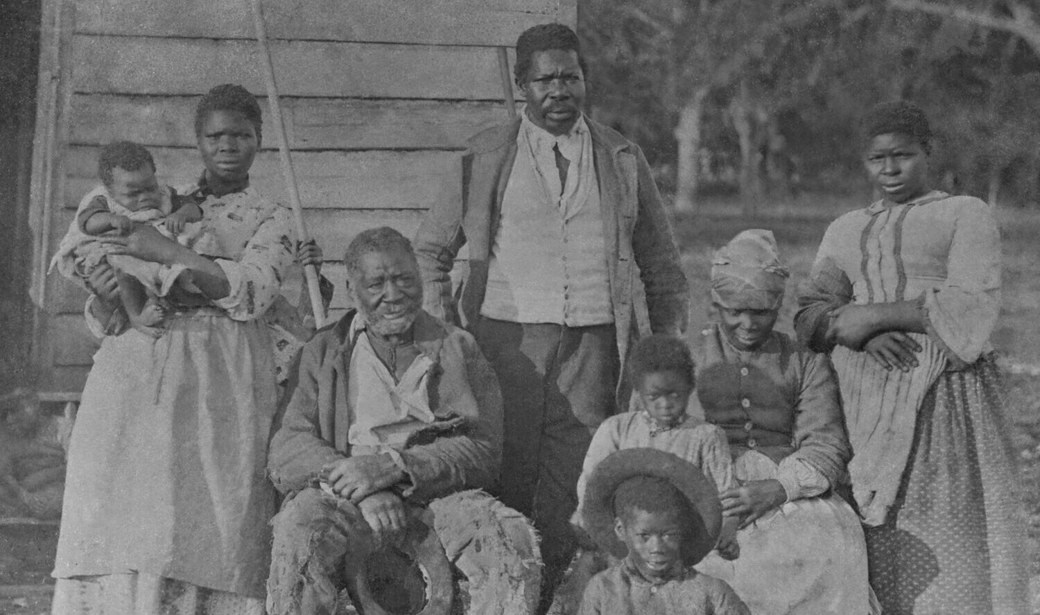 African American slave family