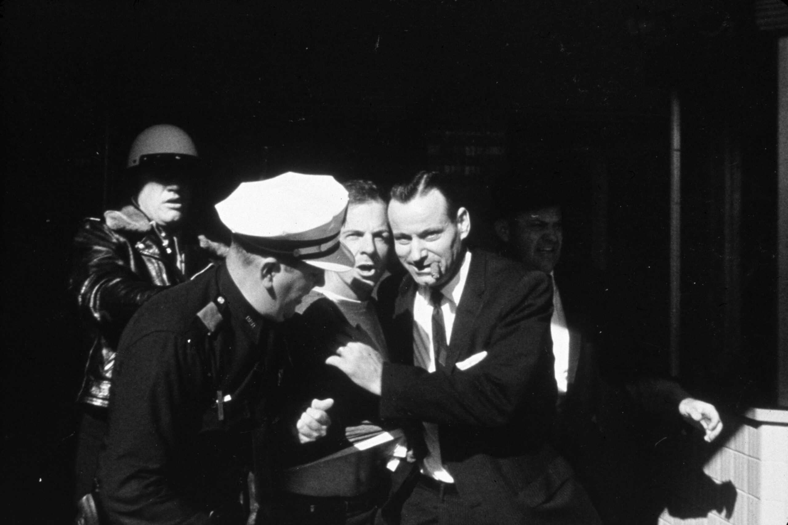 Oswald arrested at Texas Theatre