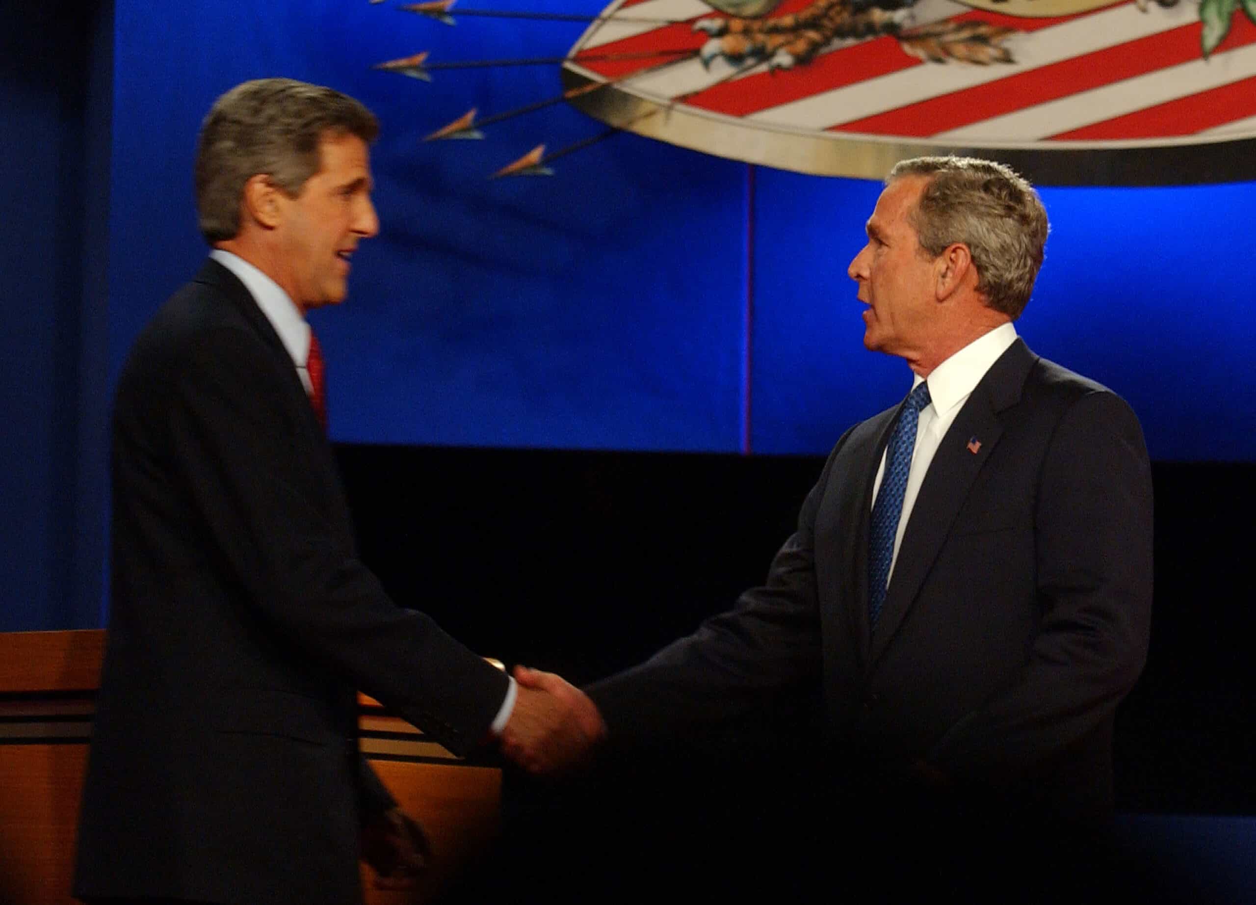 Bush, Kerry Square Off In First Presidential Debate
