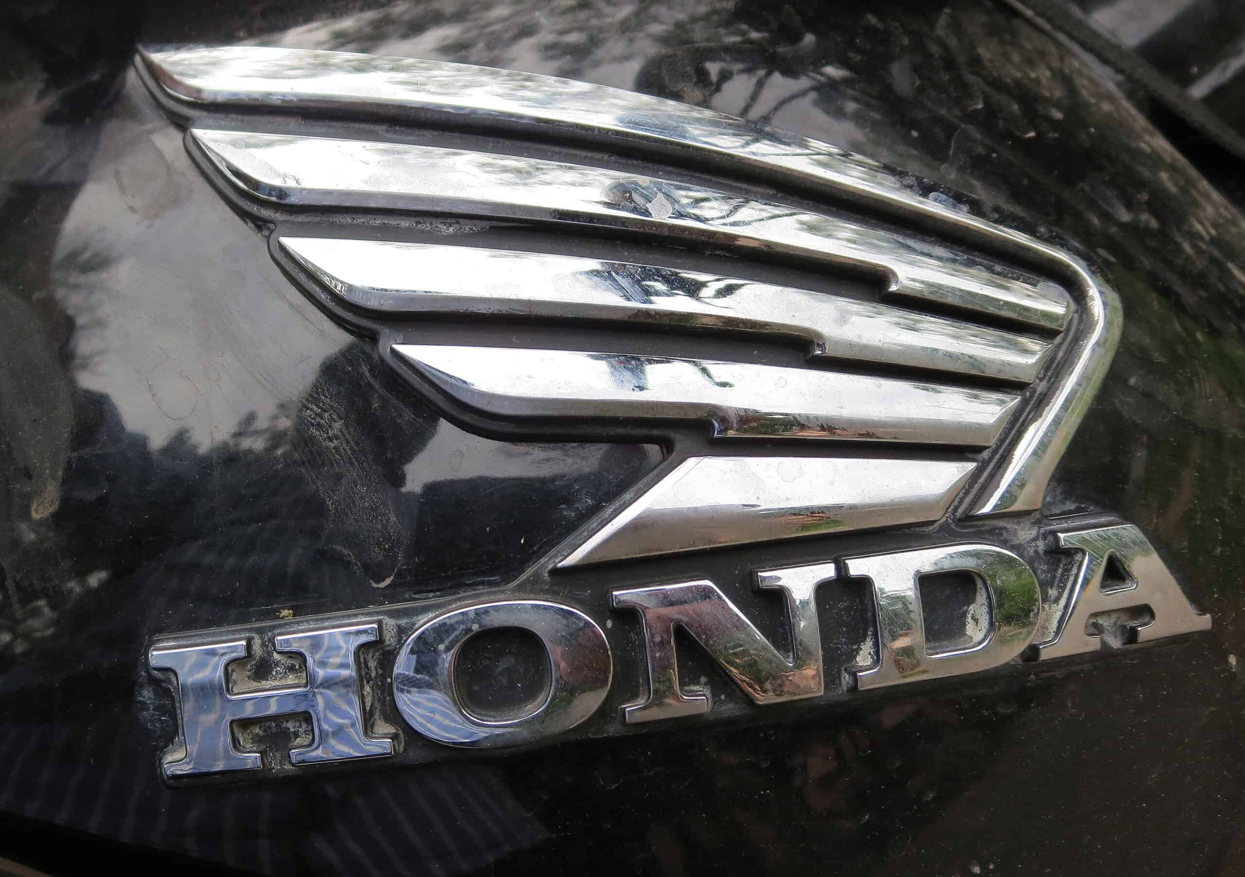 Honda Logo on a Motorcycle