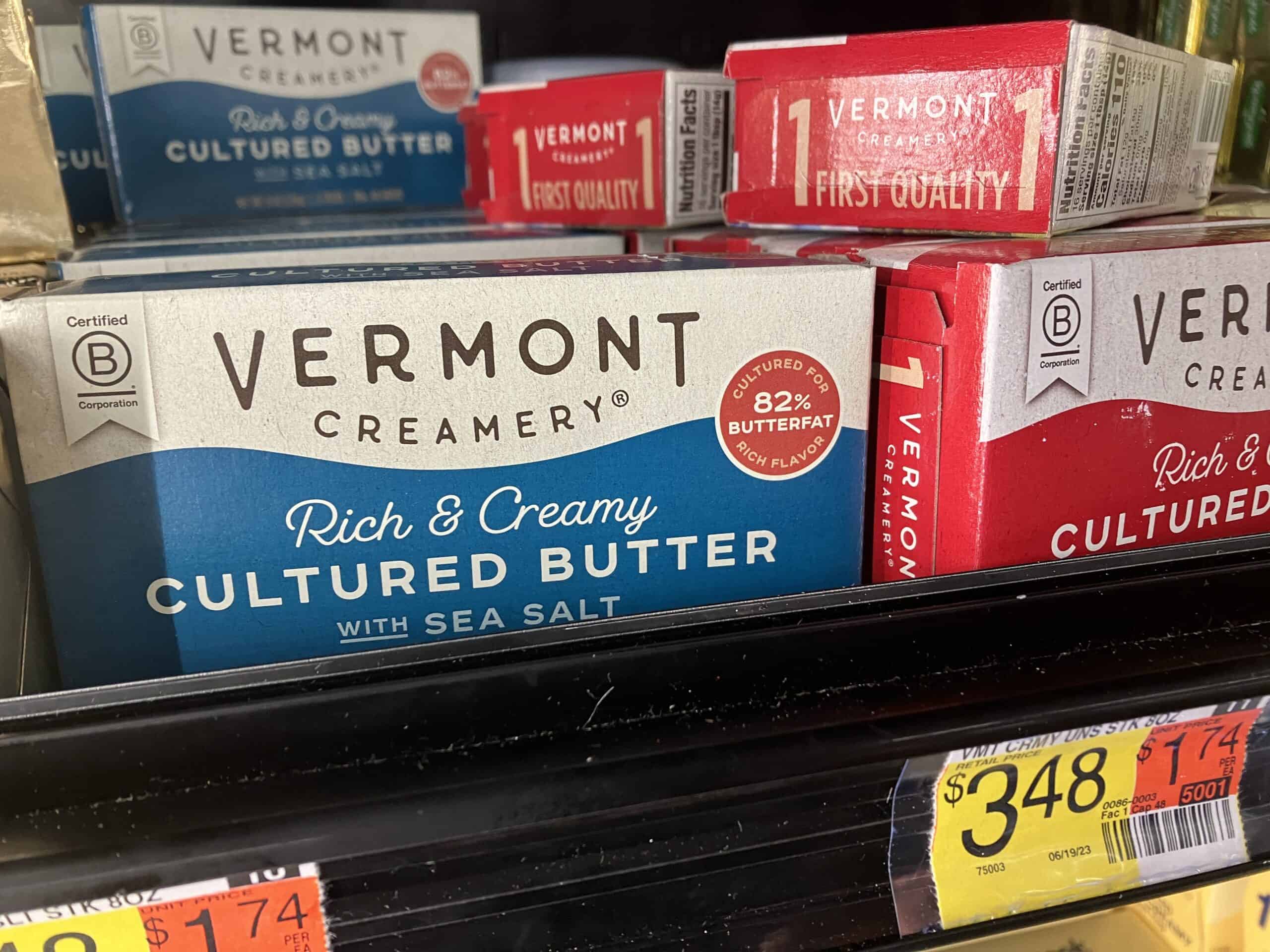 Vermont Creamery butter