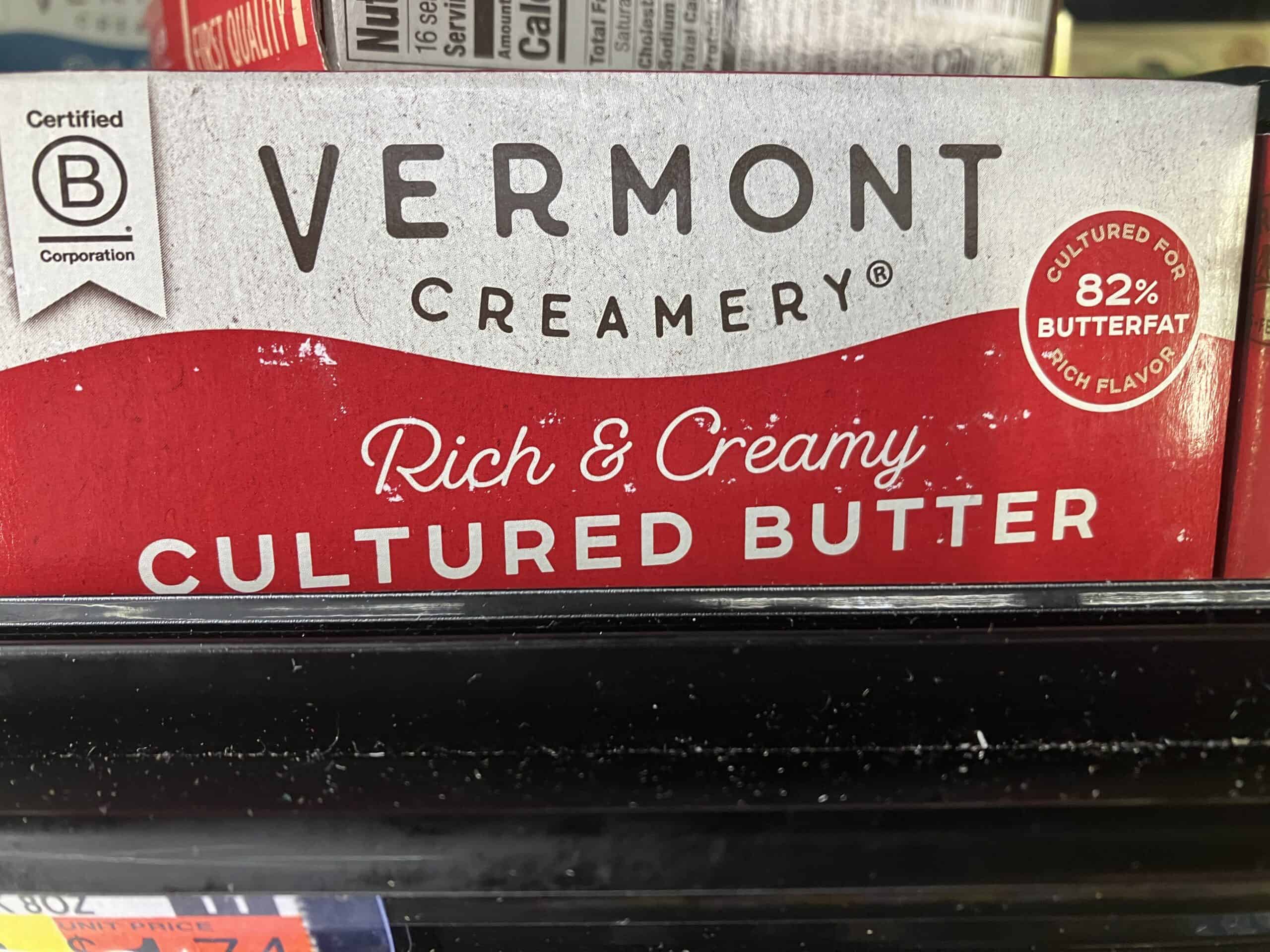 Vermont Creamery butter