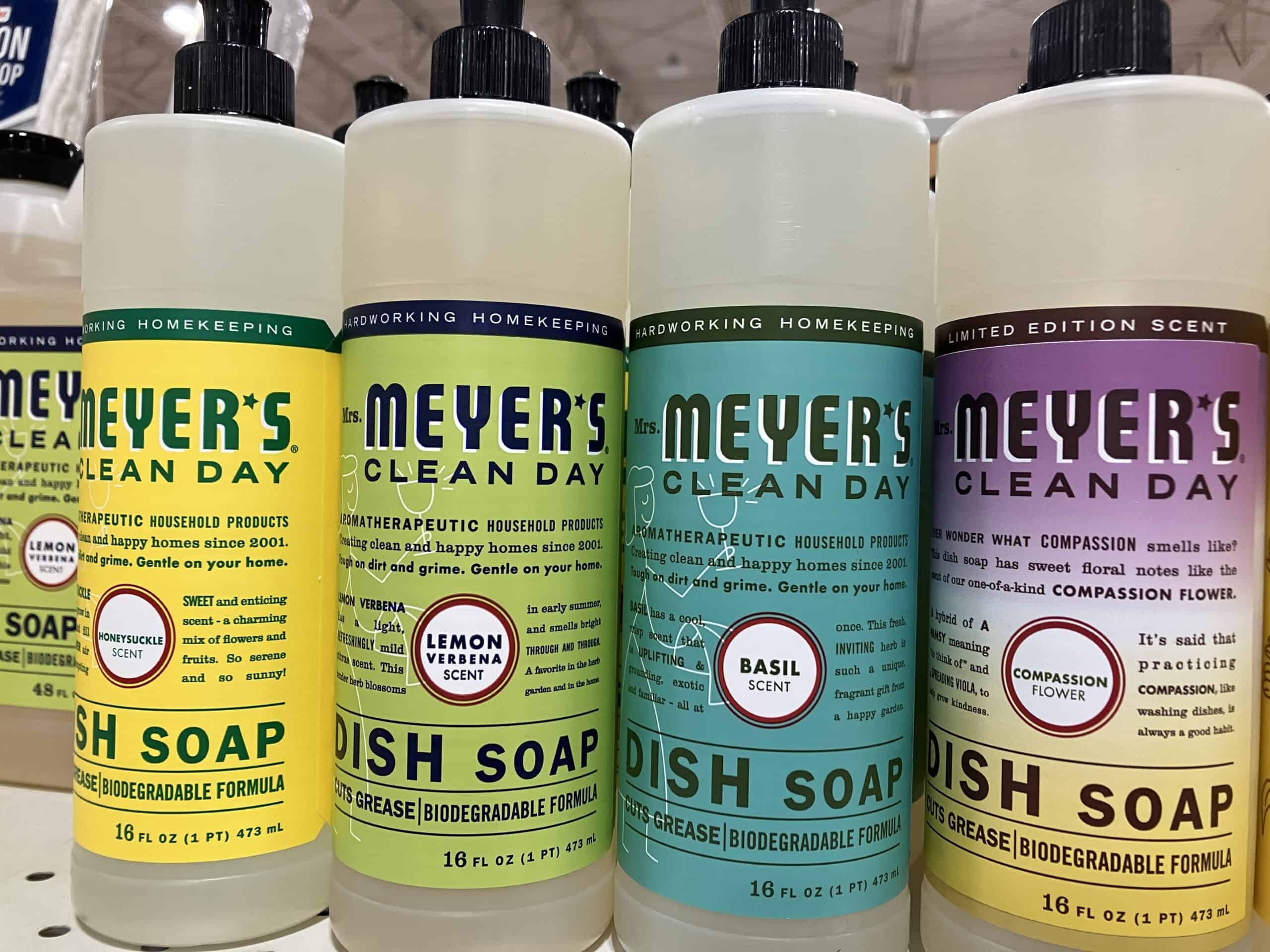 Mrs. Meyer's Clean Day dish soap
