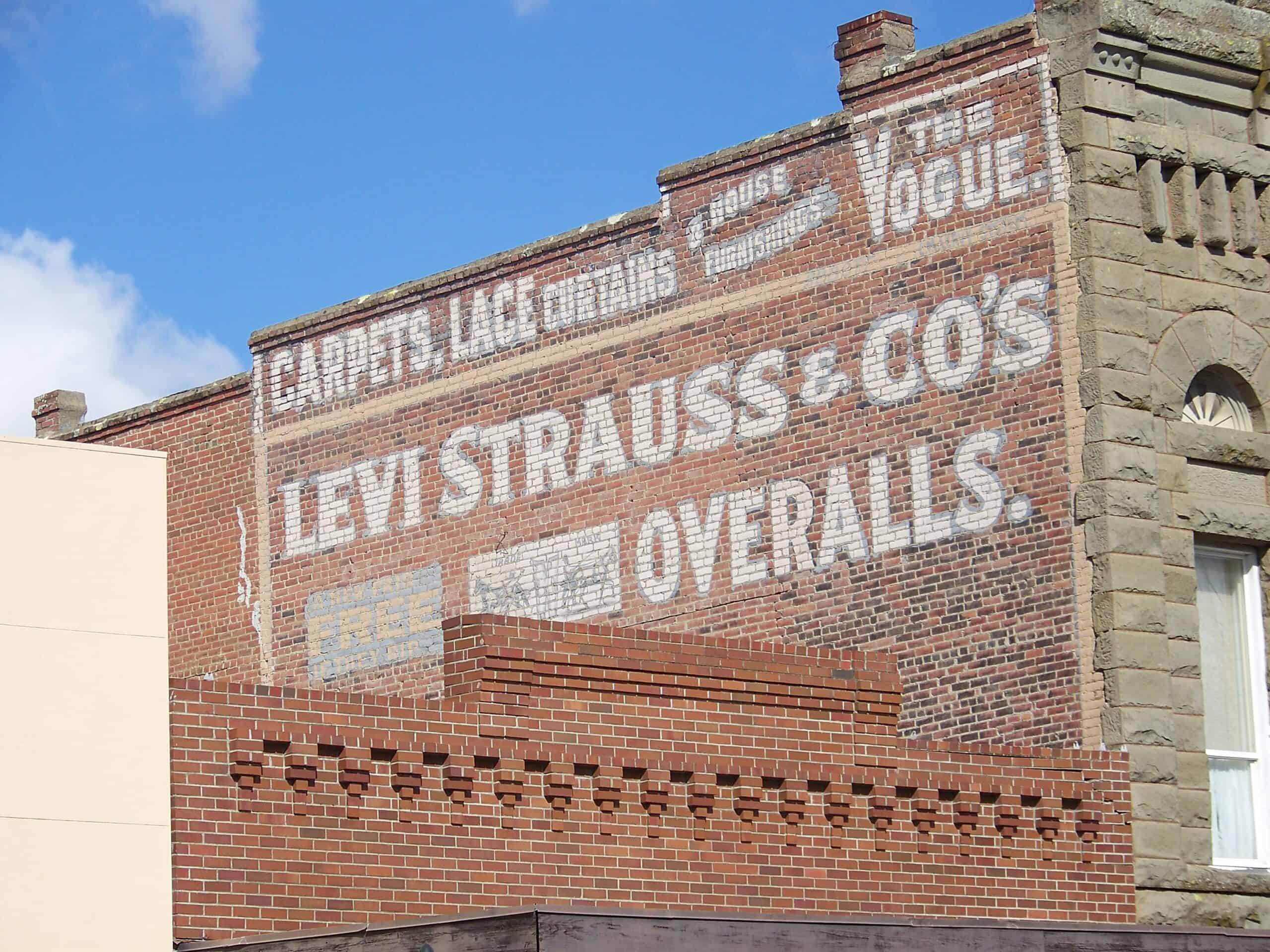 Levi Strauss vintage sign