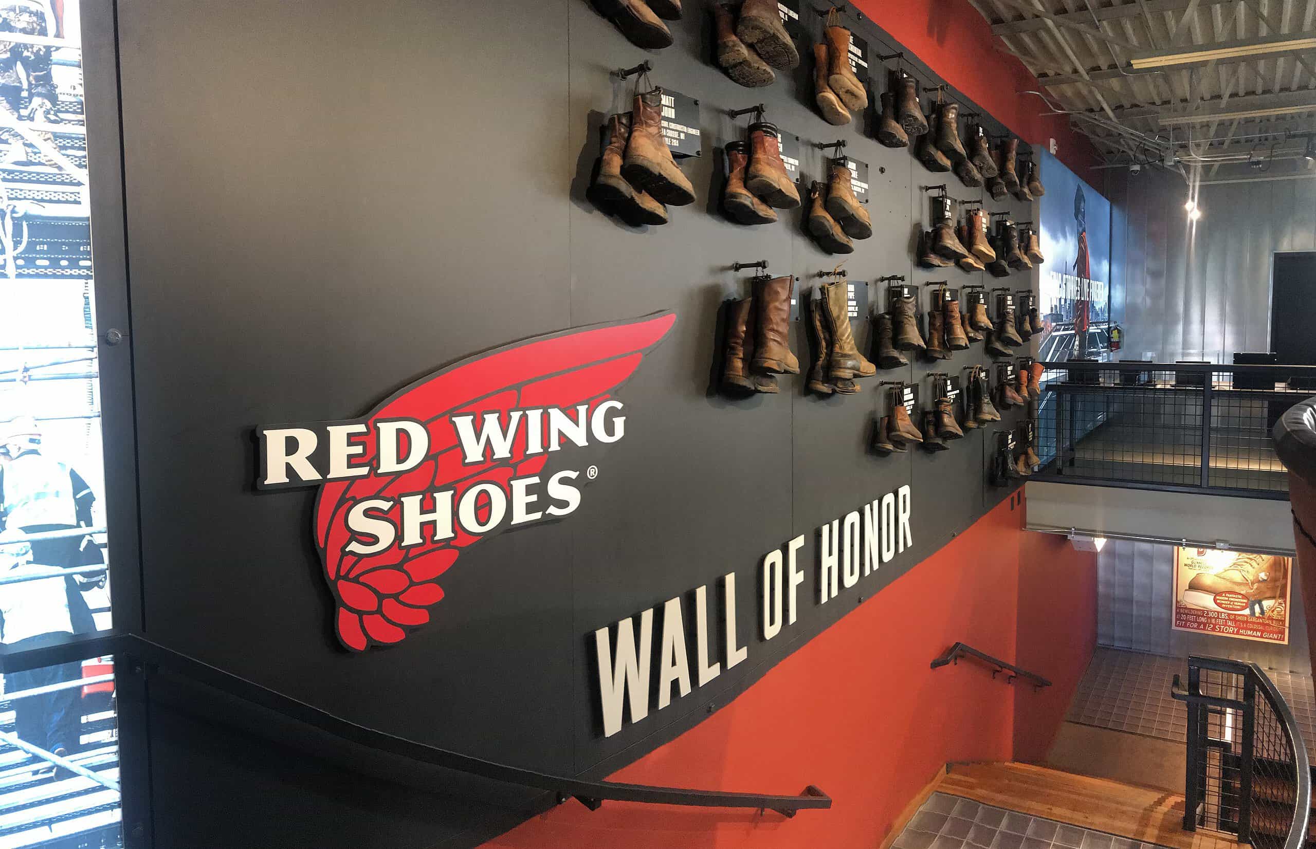 Red Wing Shoes Museum - Wall of Honor