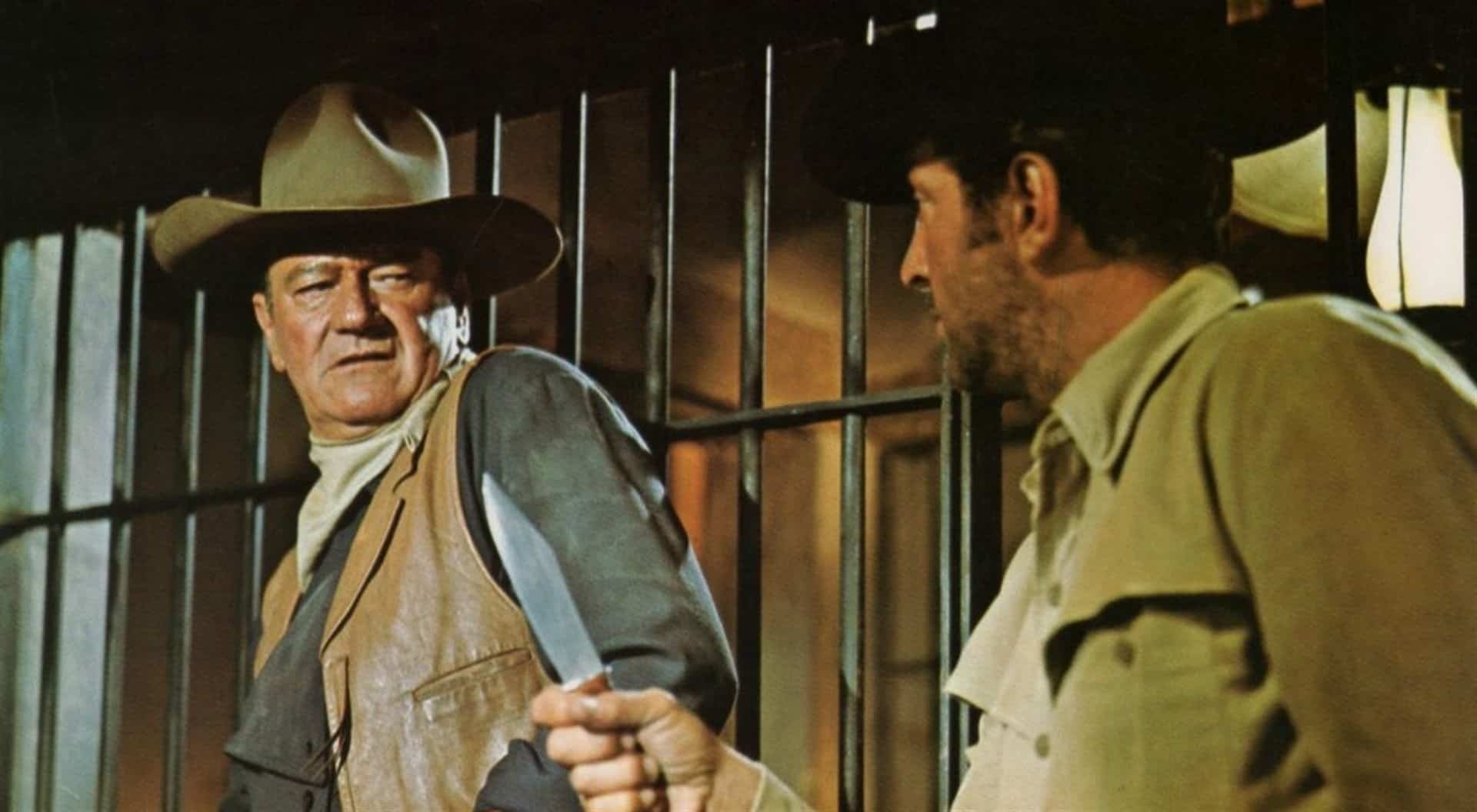 John Wayne and Dean Martin in The Sons of Katie Elder (1965)