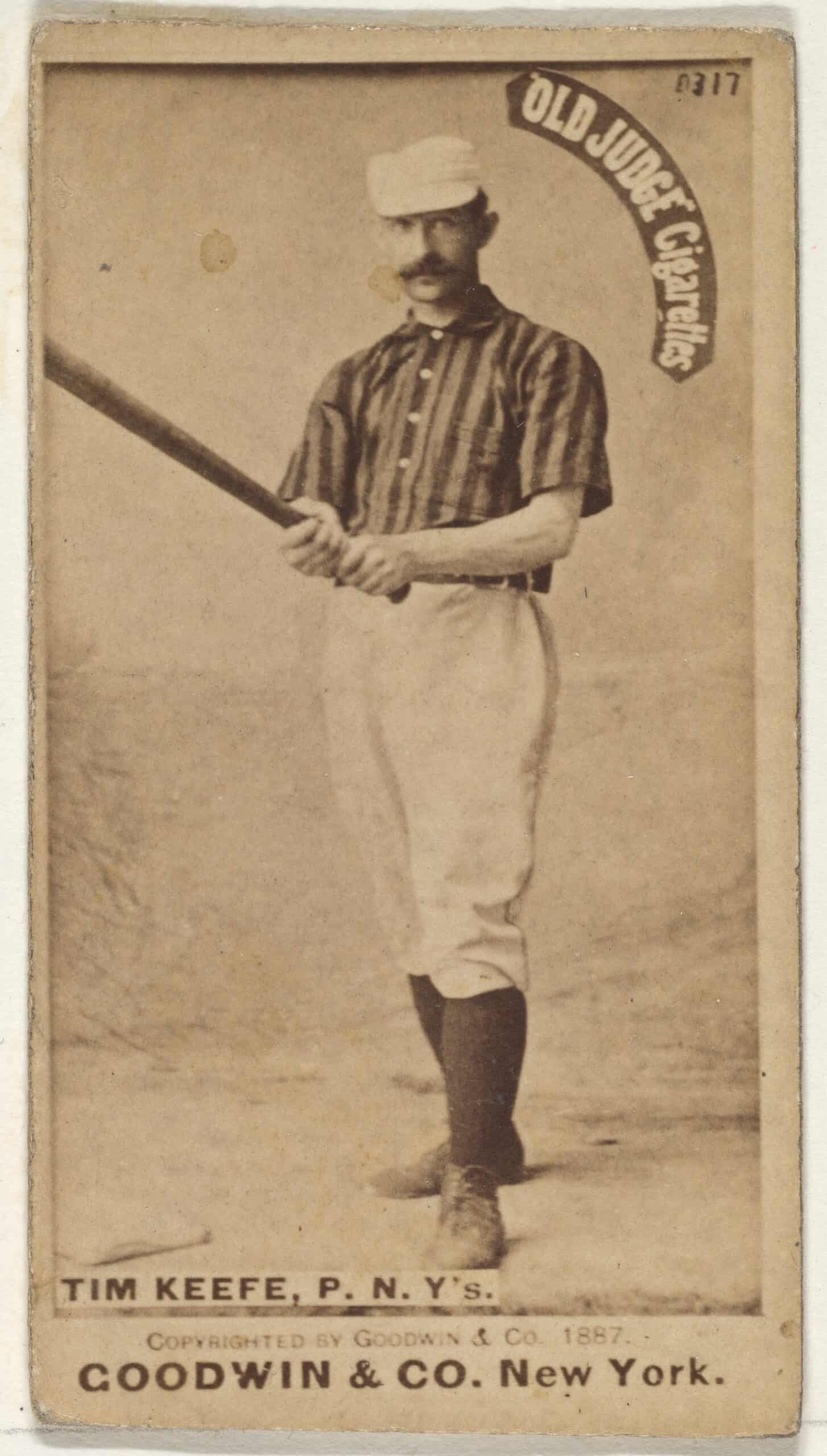 Tim Keefe baseball card