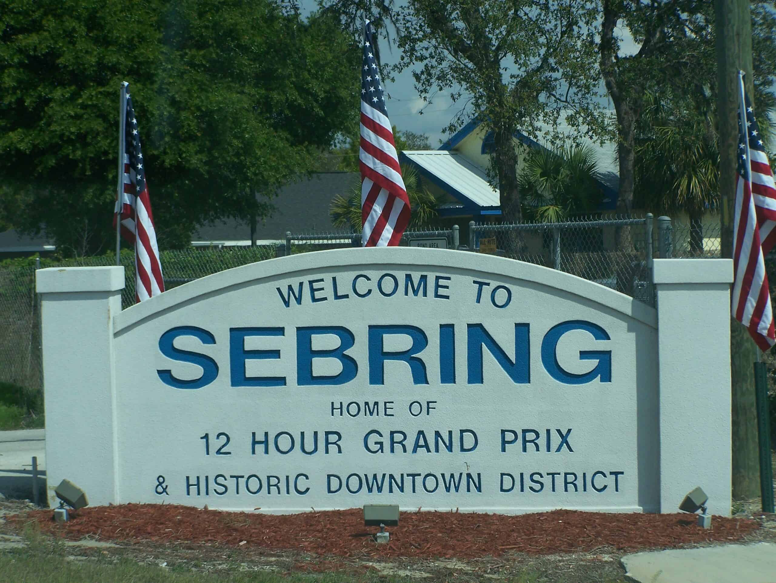 Welcome to Sebring, Florida by Chuck Schultz from Anniston, AL, USA, upload by Herrick